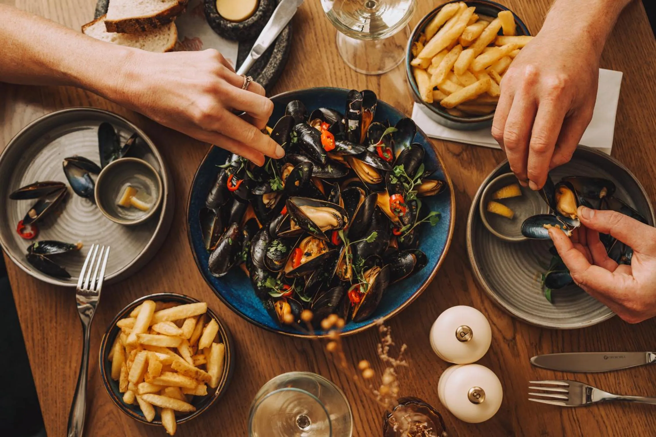 Restaurant/places to eat in The Old Quay House Hotel