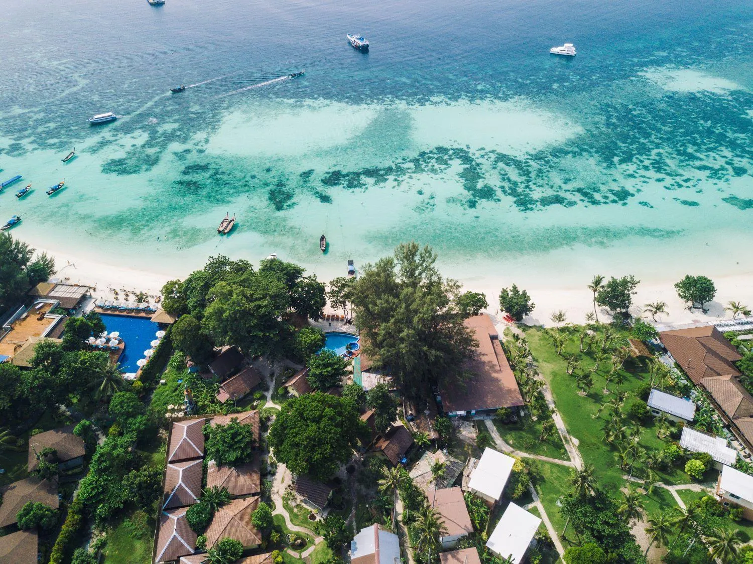 Bird's eye view in Dong Talay Lipe Beach Resort