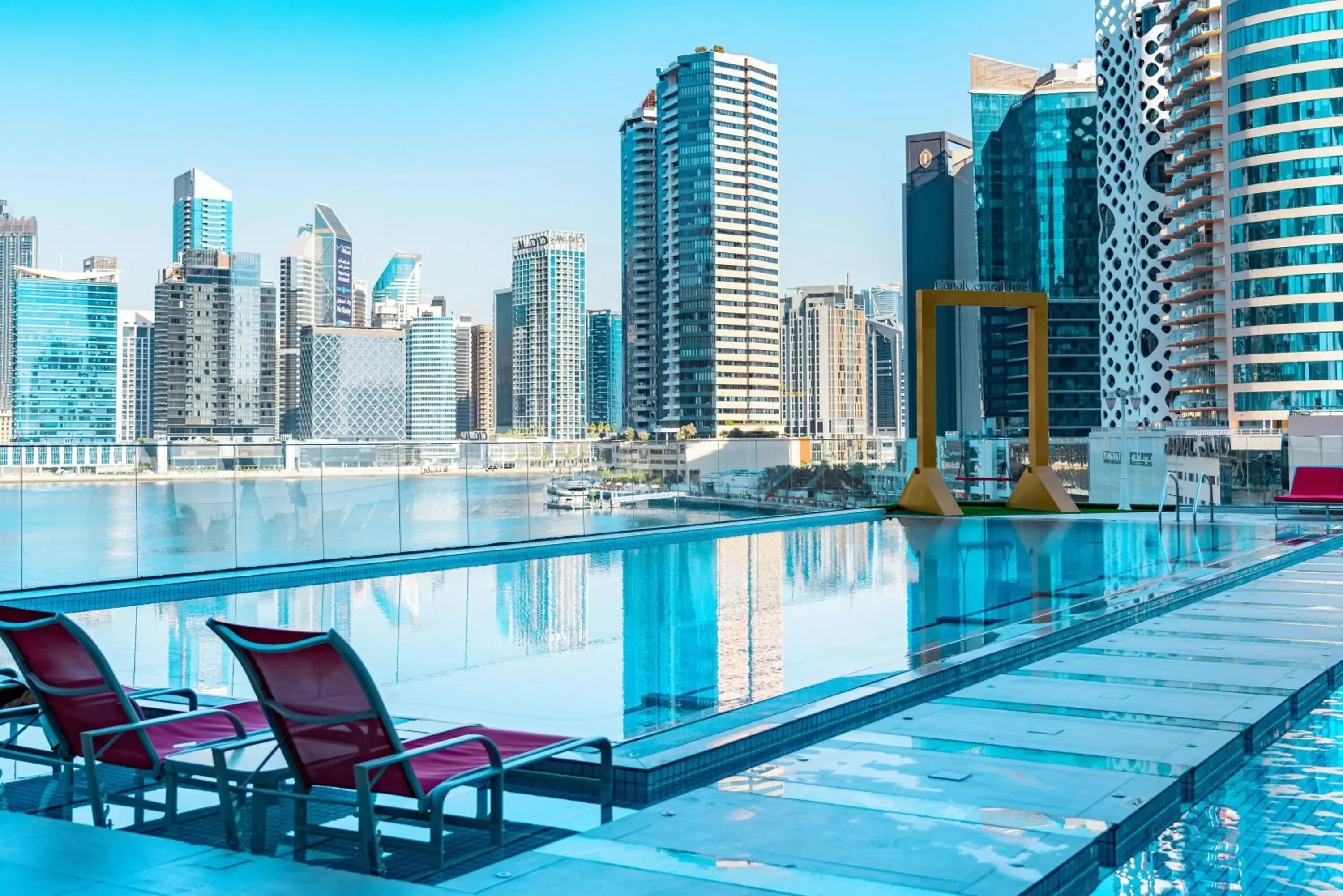 View (from property/room) in Canal Central Hotel Business Bay View (from property/room) in Canal Central Hotel Business Bay