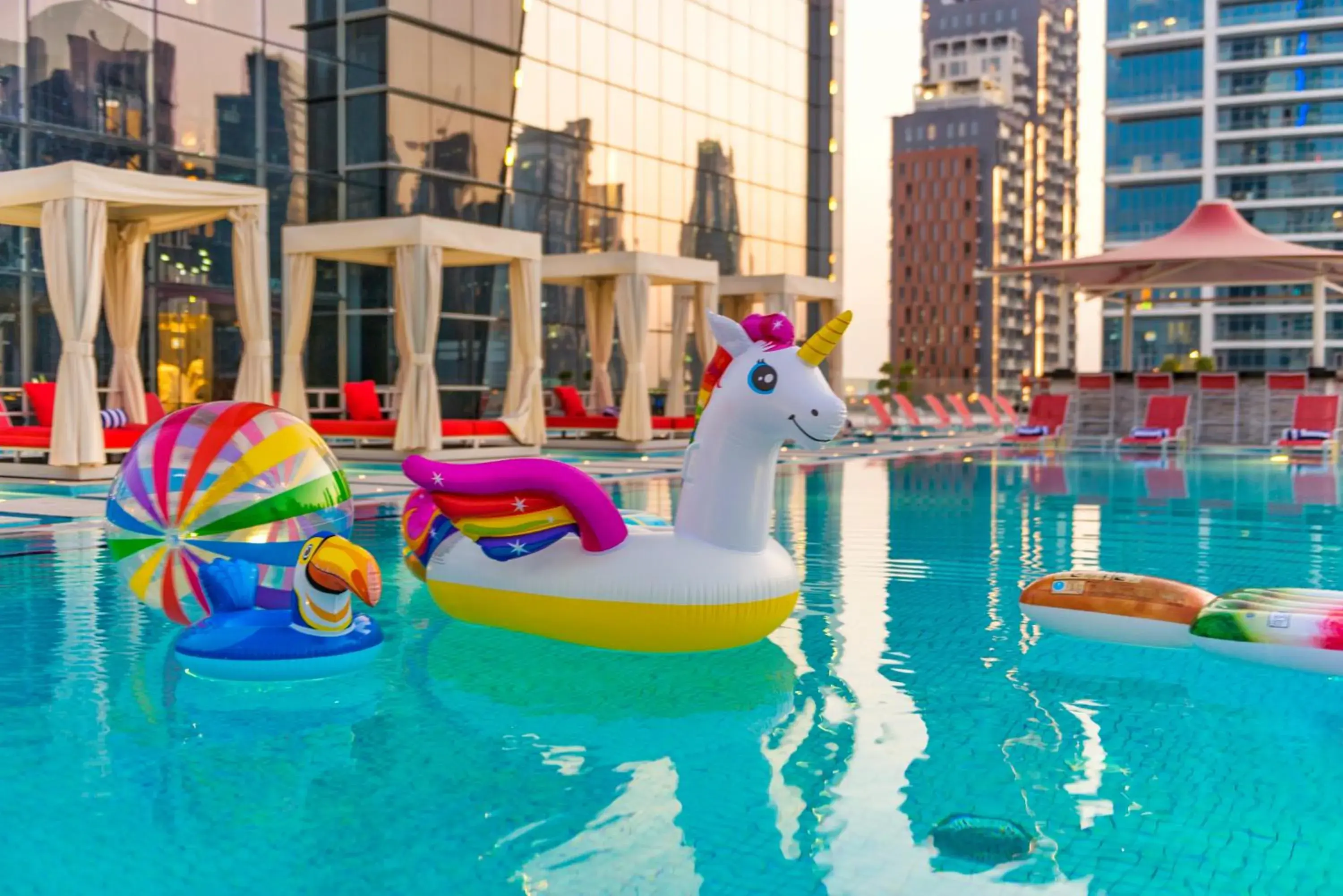 Swimming pool in Canal Central Hotel Business Bay Swimming pool in Canal Central Hotel Business Bay