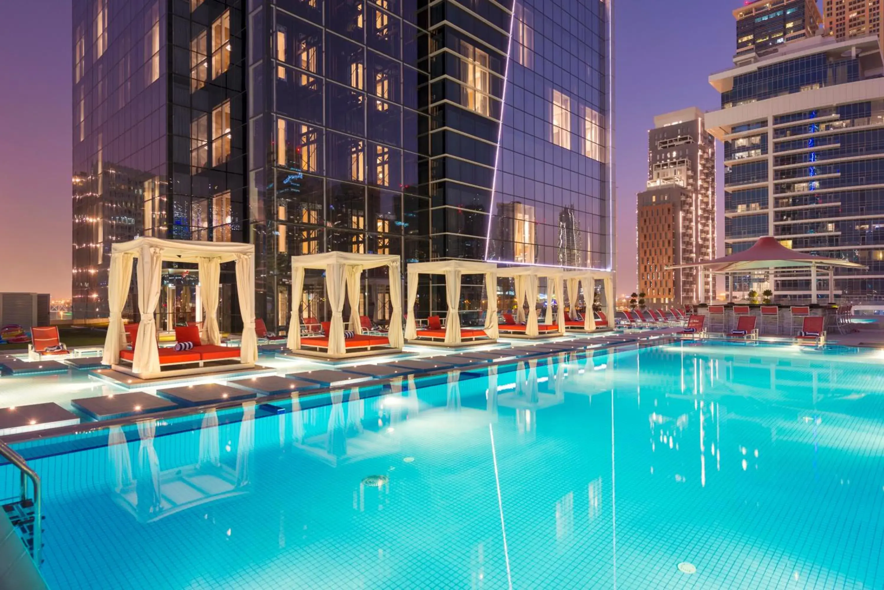 Swimming pool in Canal Central Hotel Business Bay Swimming pool in Canal Central Hotel Business Bay