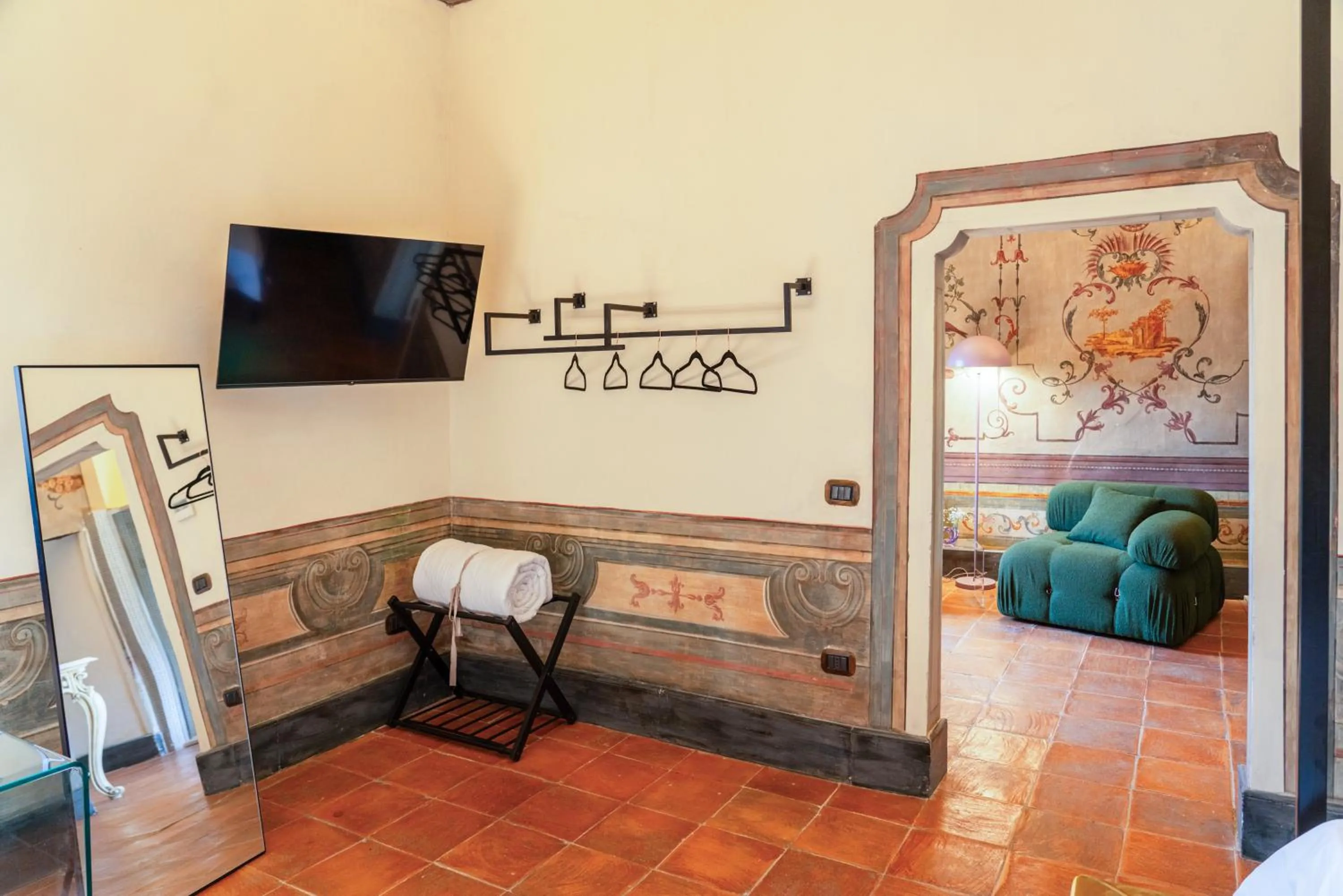 Seating area in Castello di Limatola