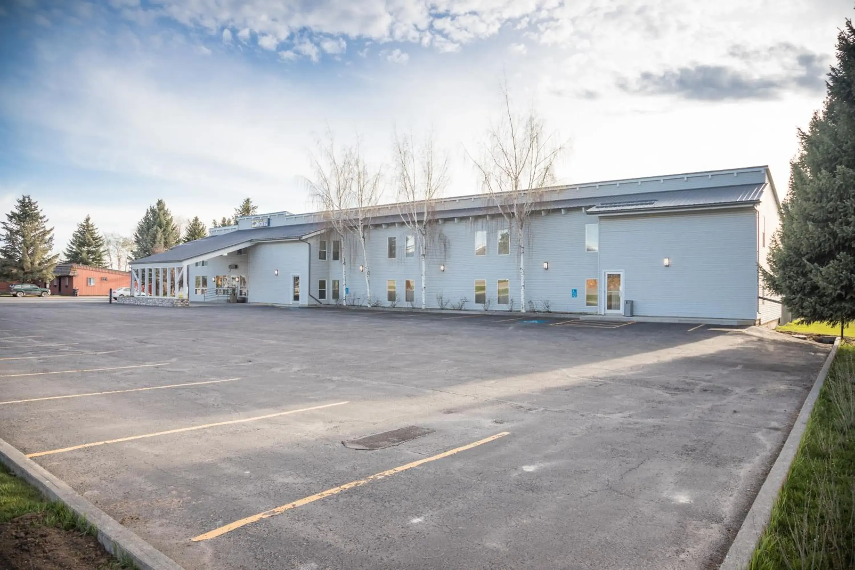 Property building in Teton West Motel Property building in Teton West Motel