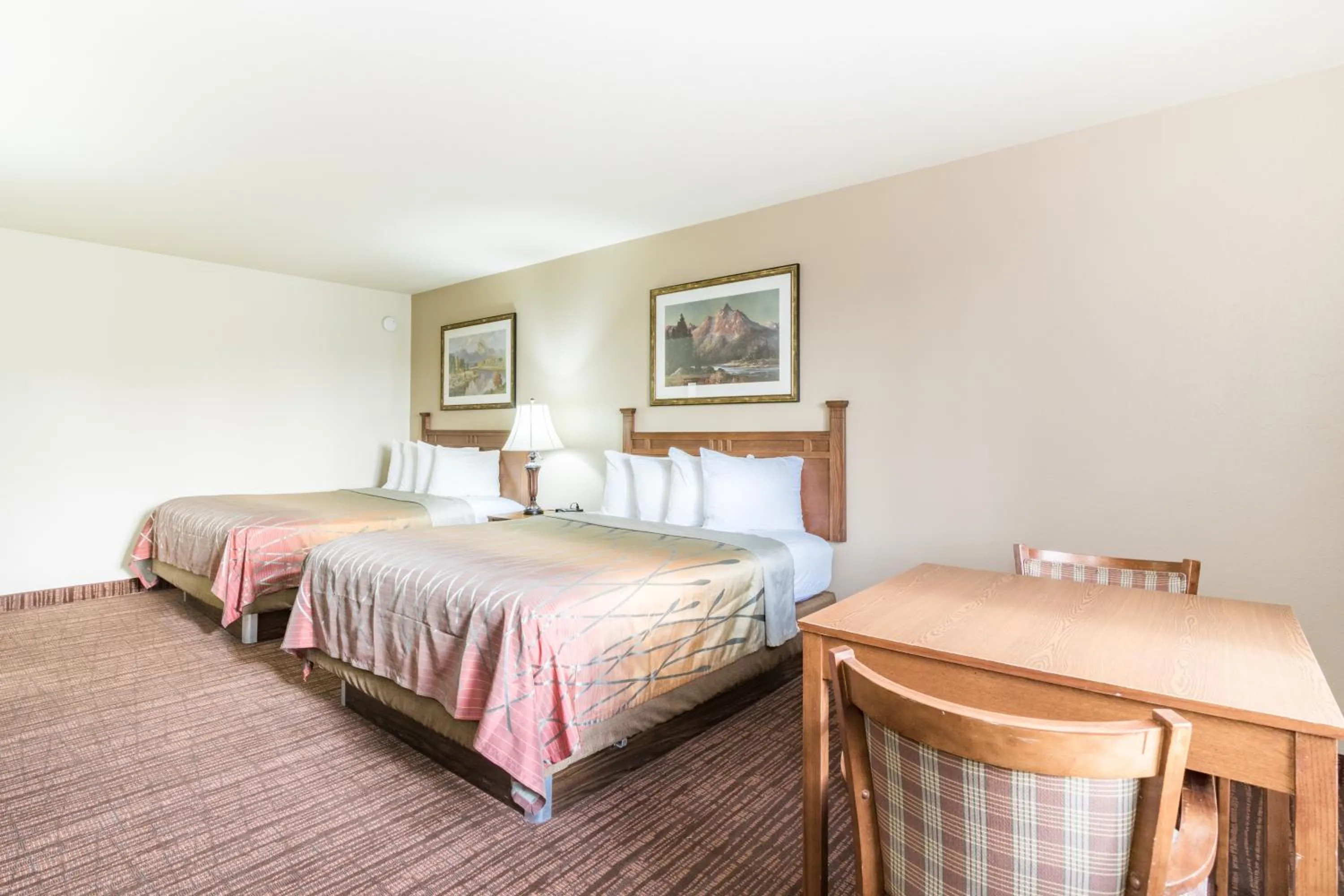 Bed in Teton West Motel