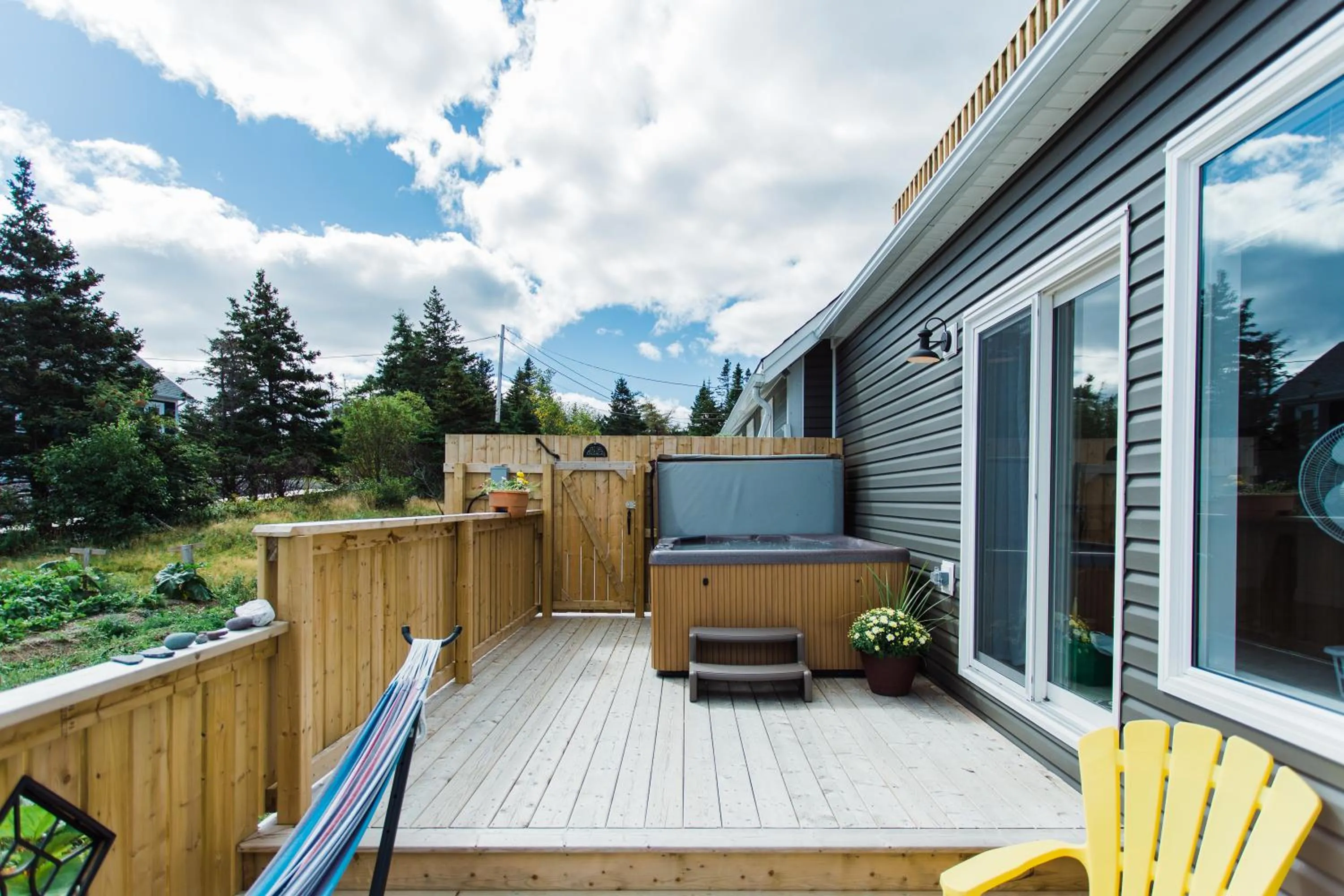Patio in Whale House Guest House
