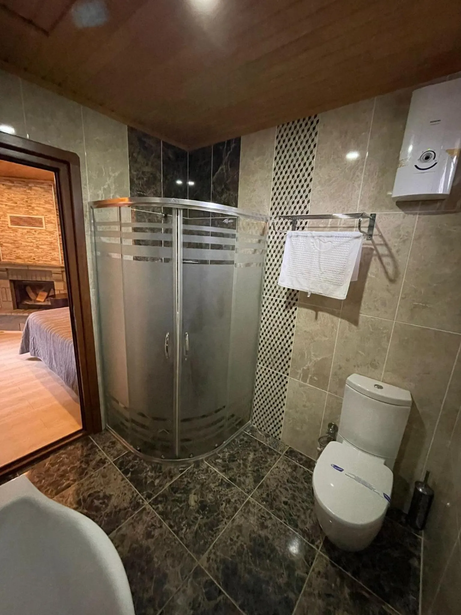 Bathroom in pınar kır evi