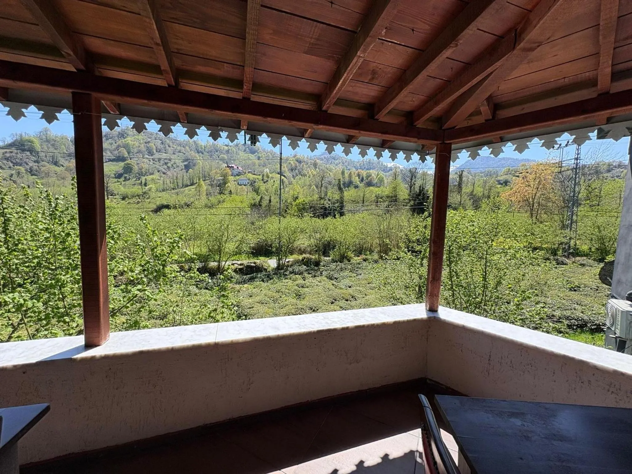 Balcony/Terrace in pınar kır evi