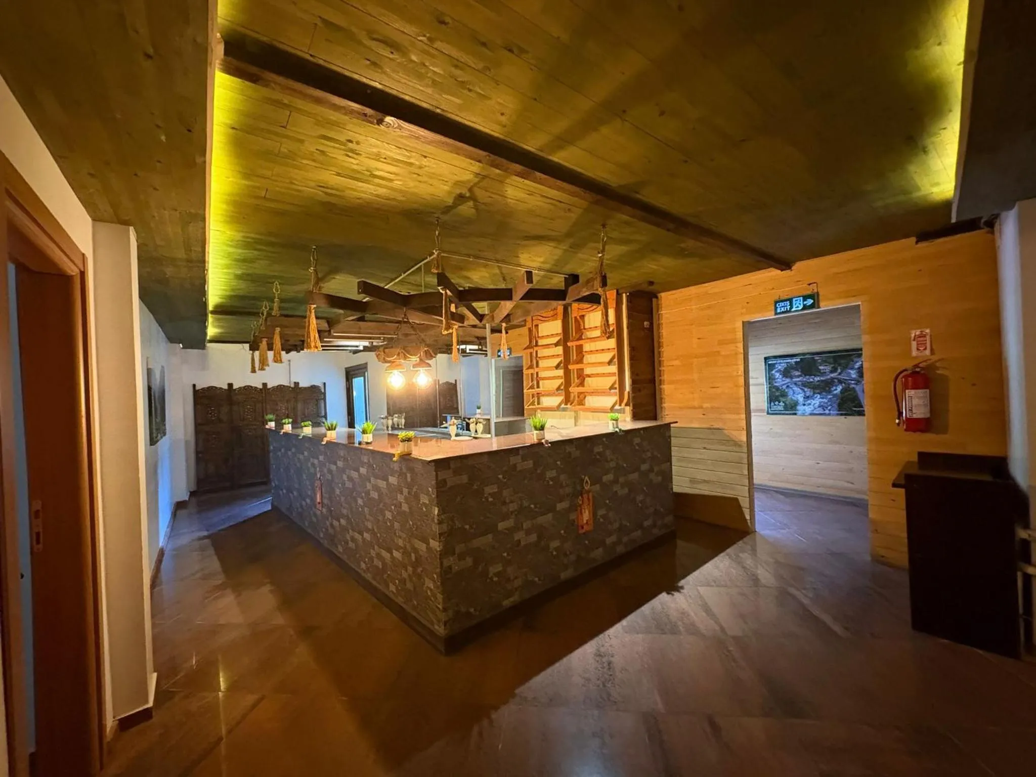 Lobby or reception in pınar kır evi