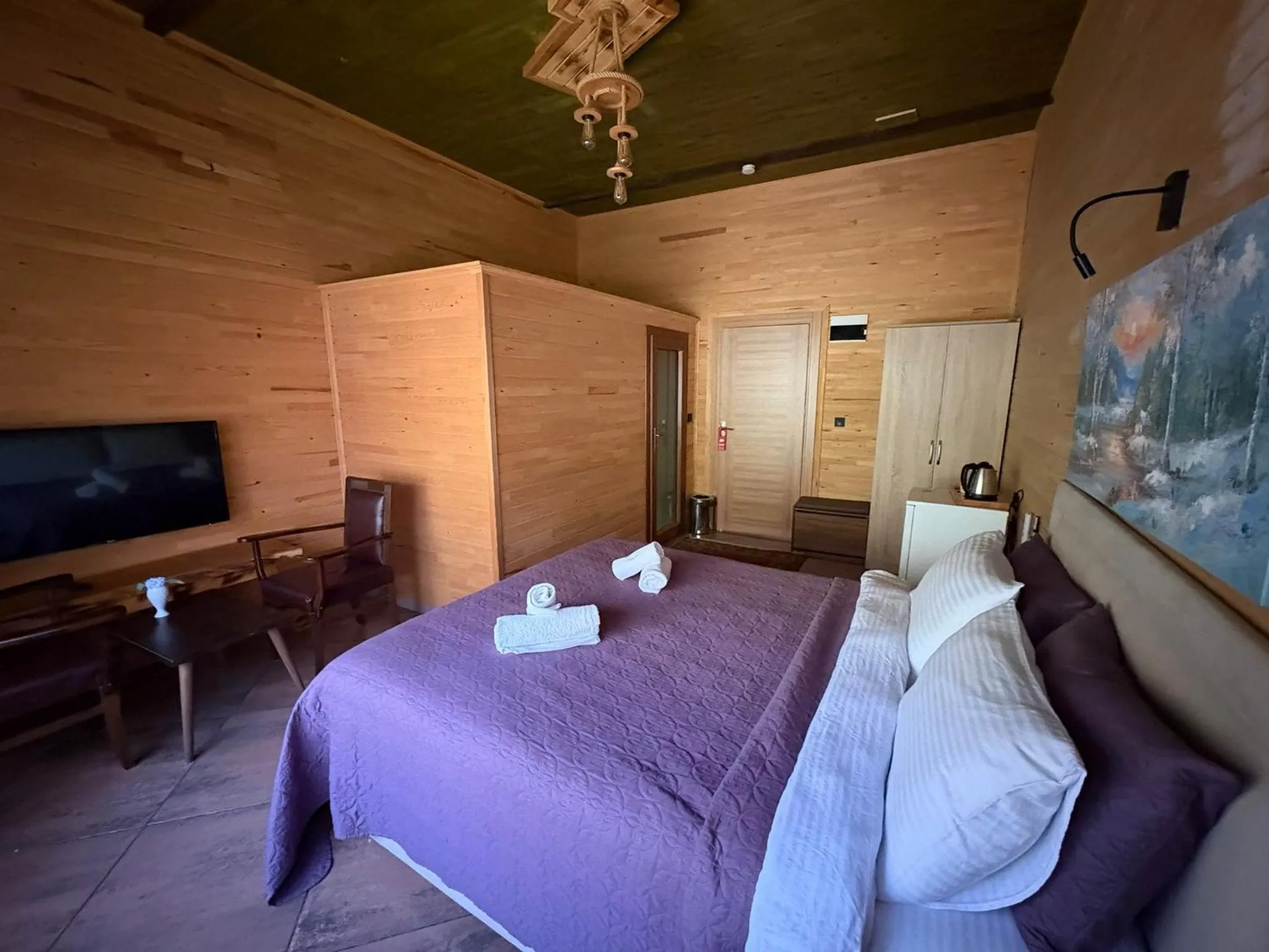 Photo of the whole room, Bed in pınar kır evi