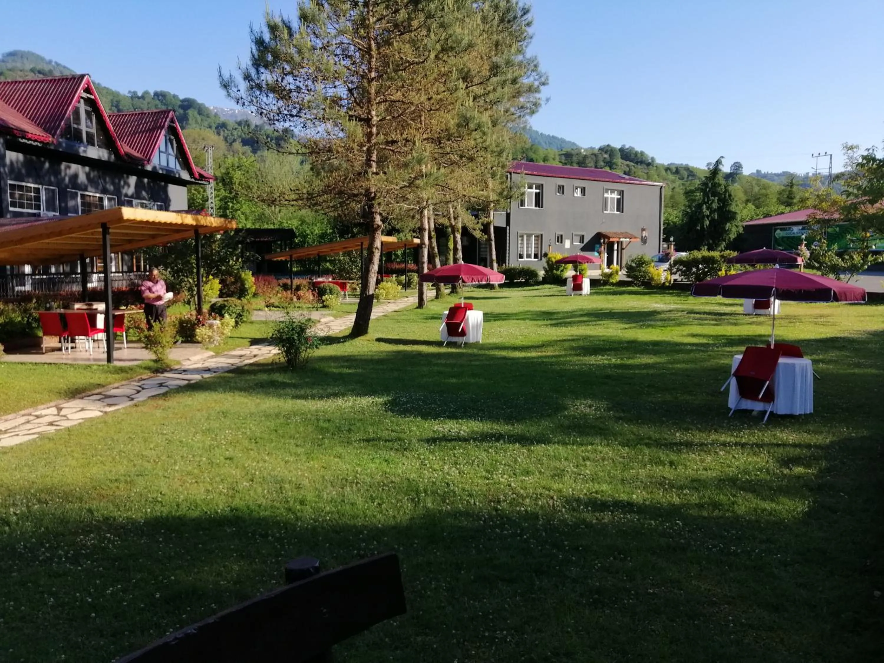 Garden view in pınar kır evi