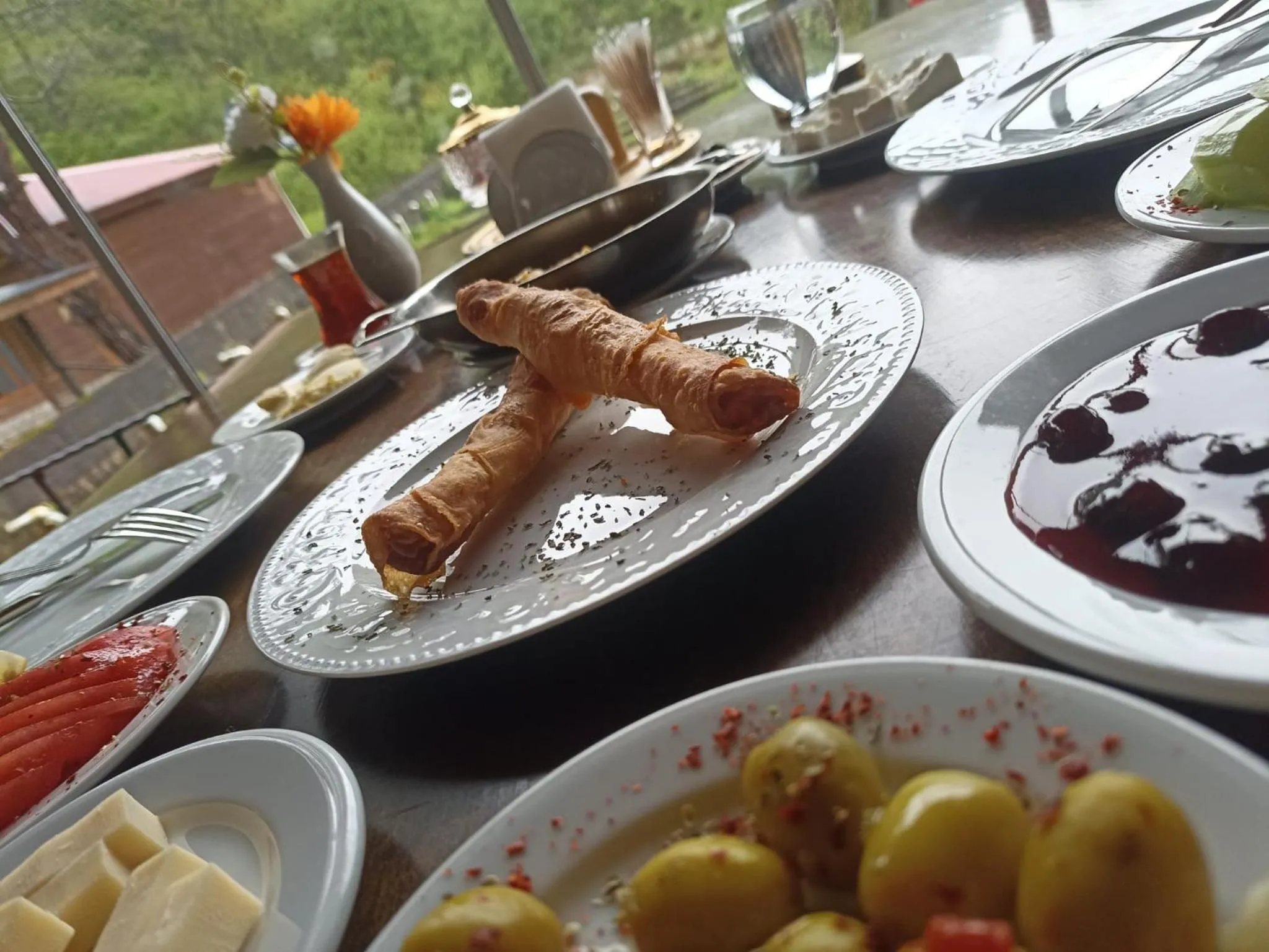 Breakfast in pınar kır evi