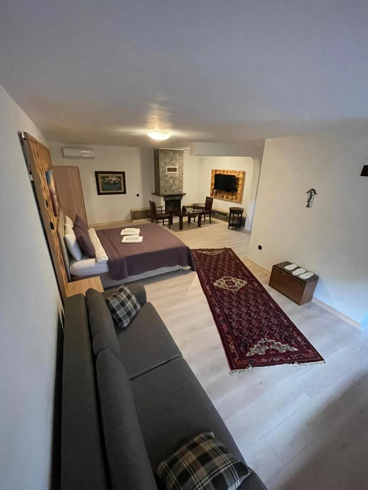 Photo of the whole room, Bed in pınar kır evi