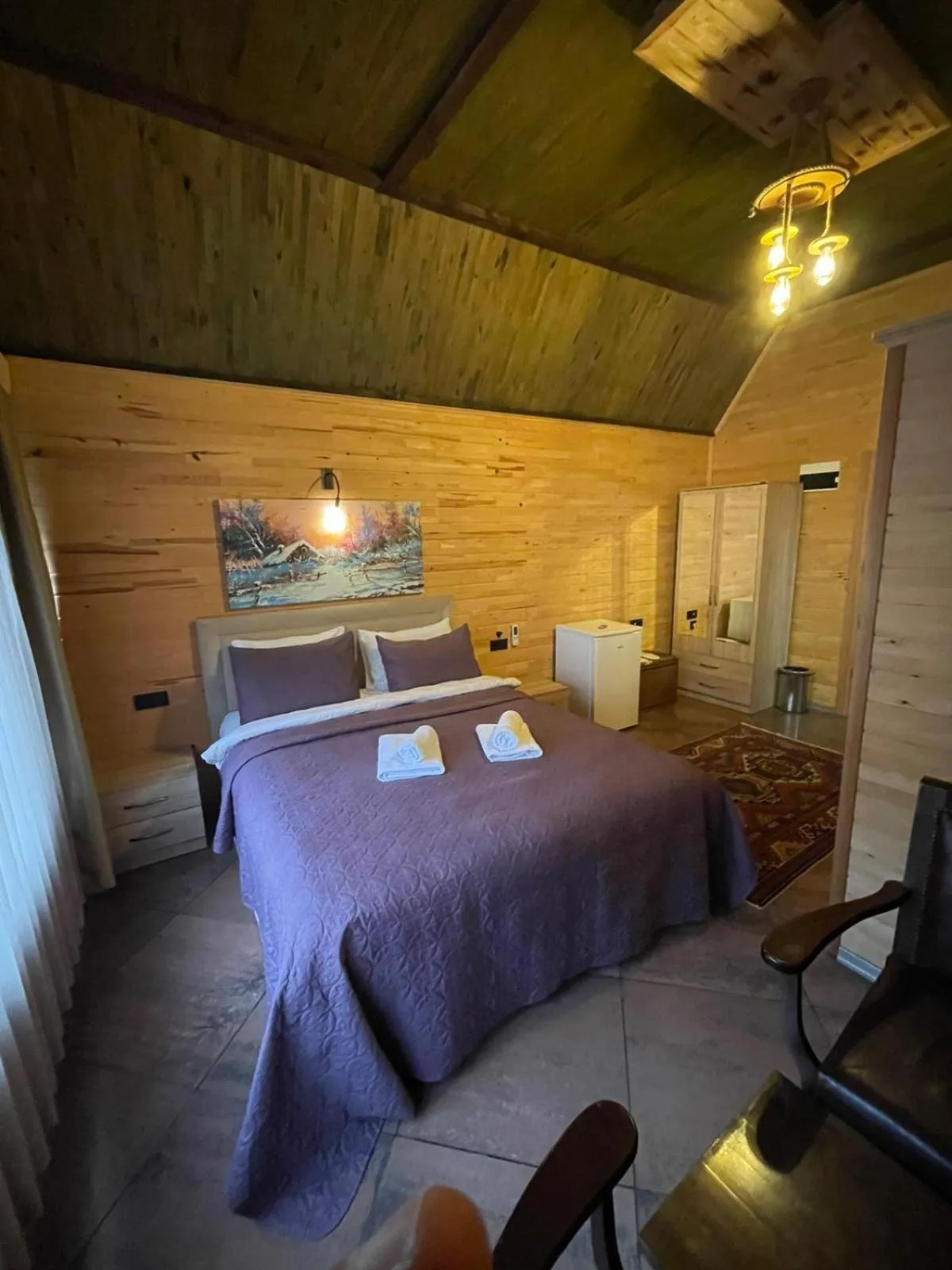 Photo of the whole room, Bed in pınar kır evi