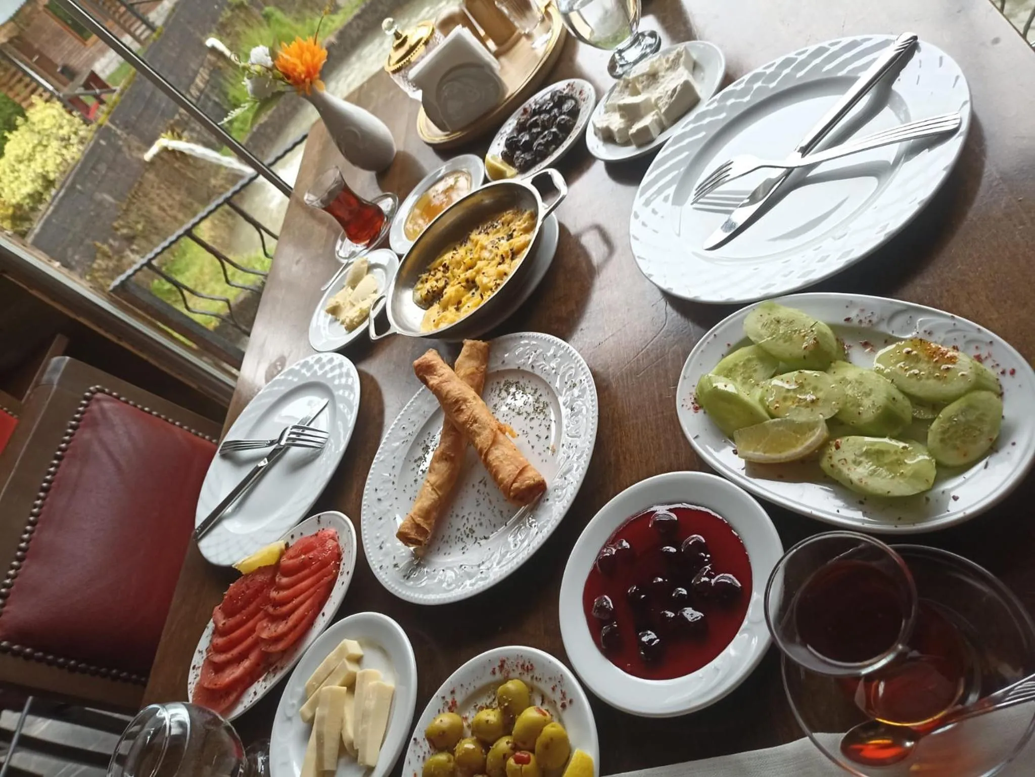 Breakfast in pınar kır evi