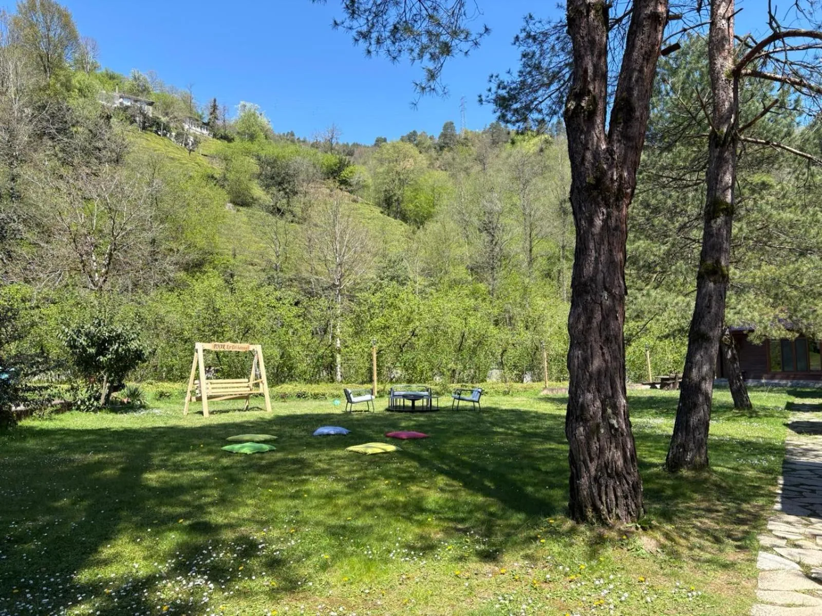 Garden in pınar kır evi