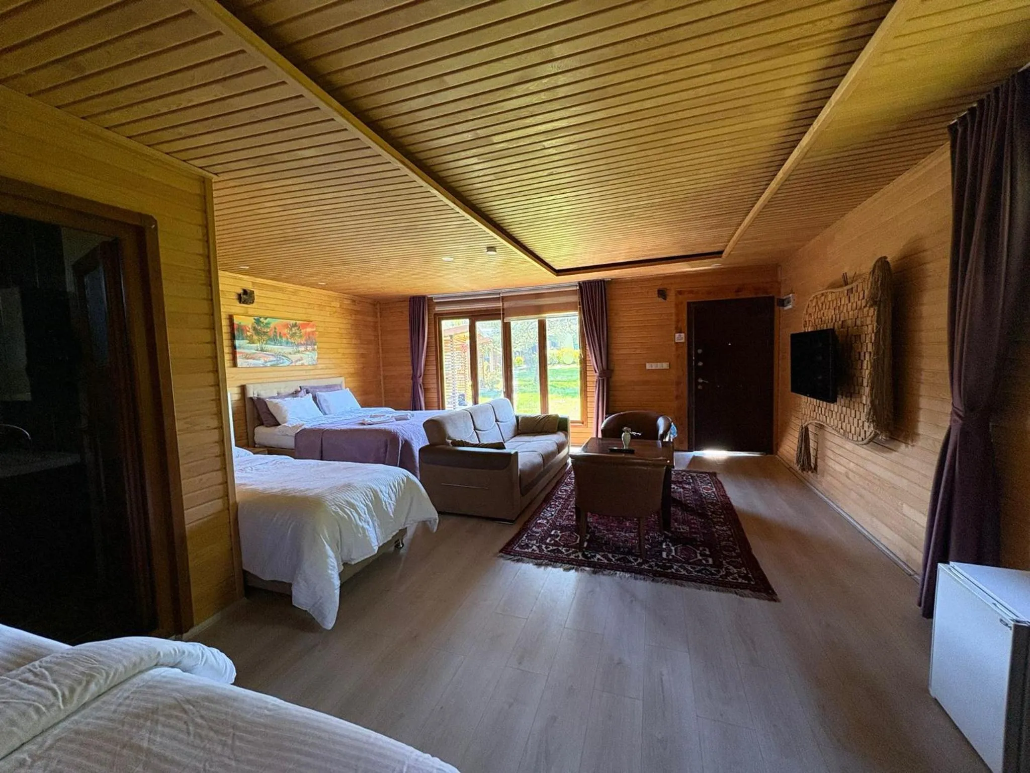 Photo of the whole room, Bed in pınar kır evi