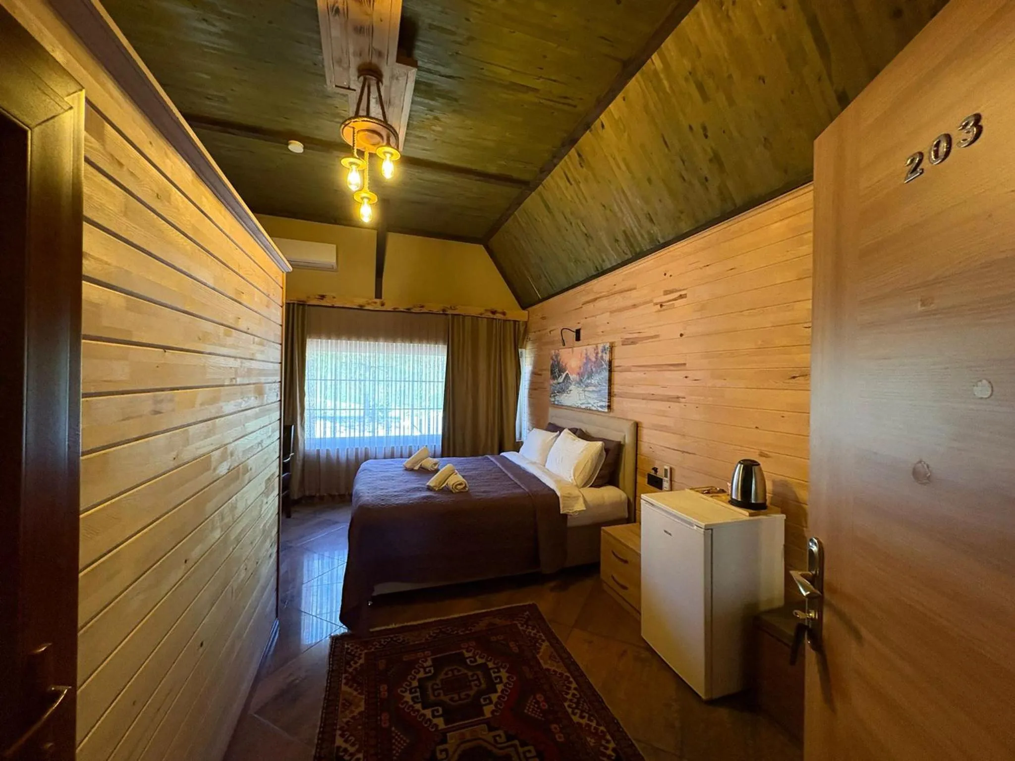 Photo of the whole room, Bed in pınar kır evi