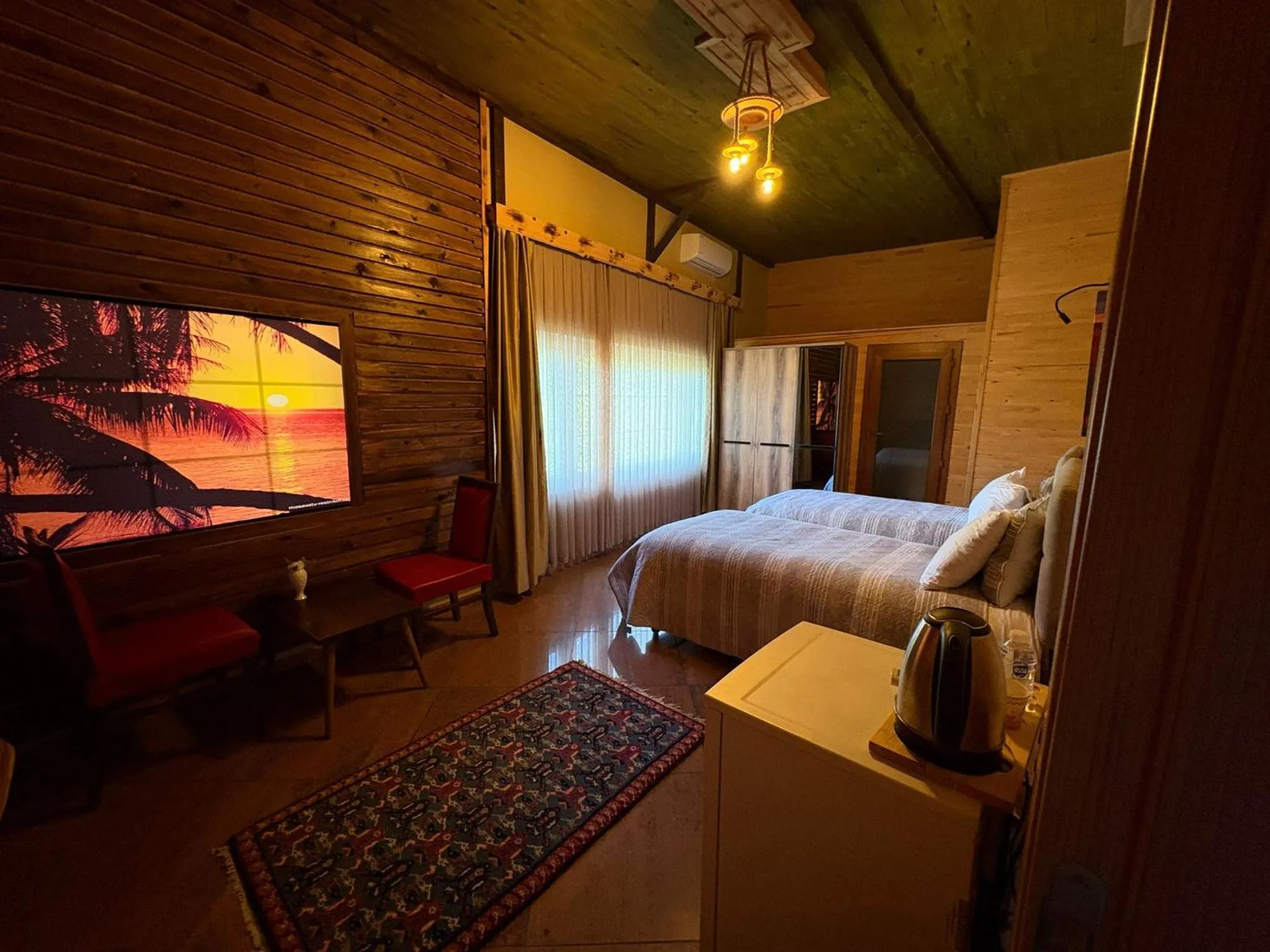 Photo of the whole room, Bed in pınar kır evi