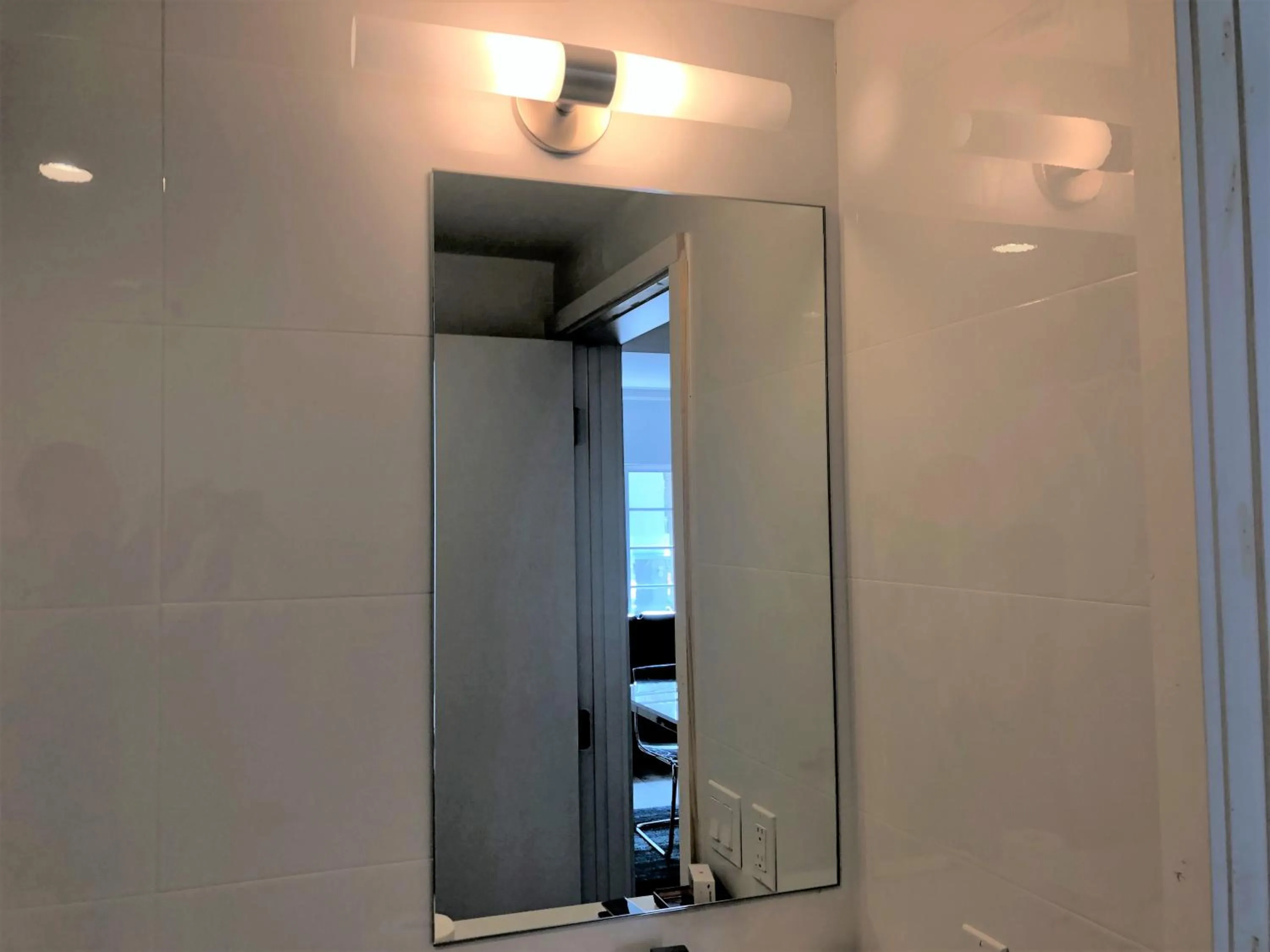 Bathroom in 12th & Ocean Suites by LuxUrban