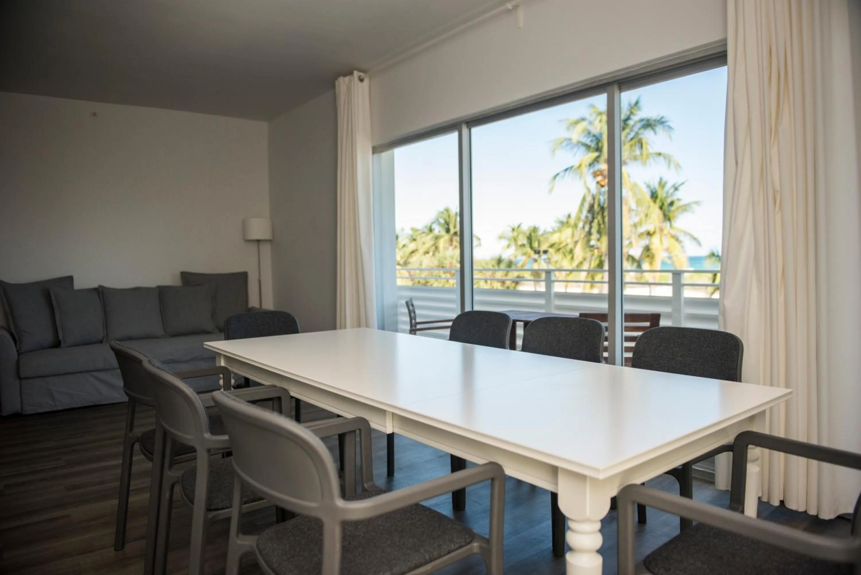Dining Area in 12th & Ocean Suites by LuxUrban