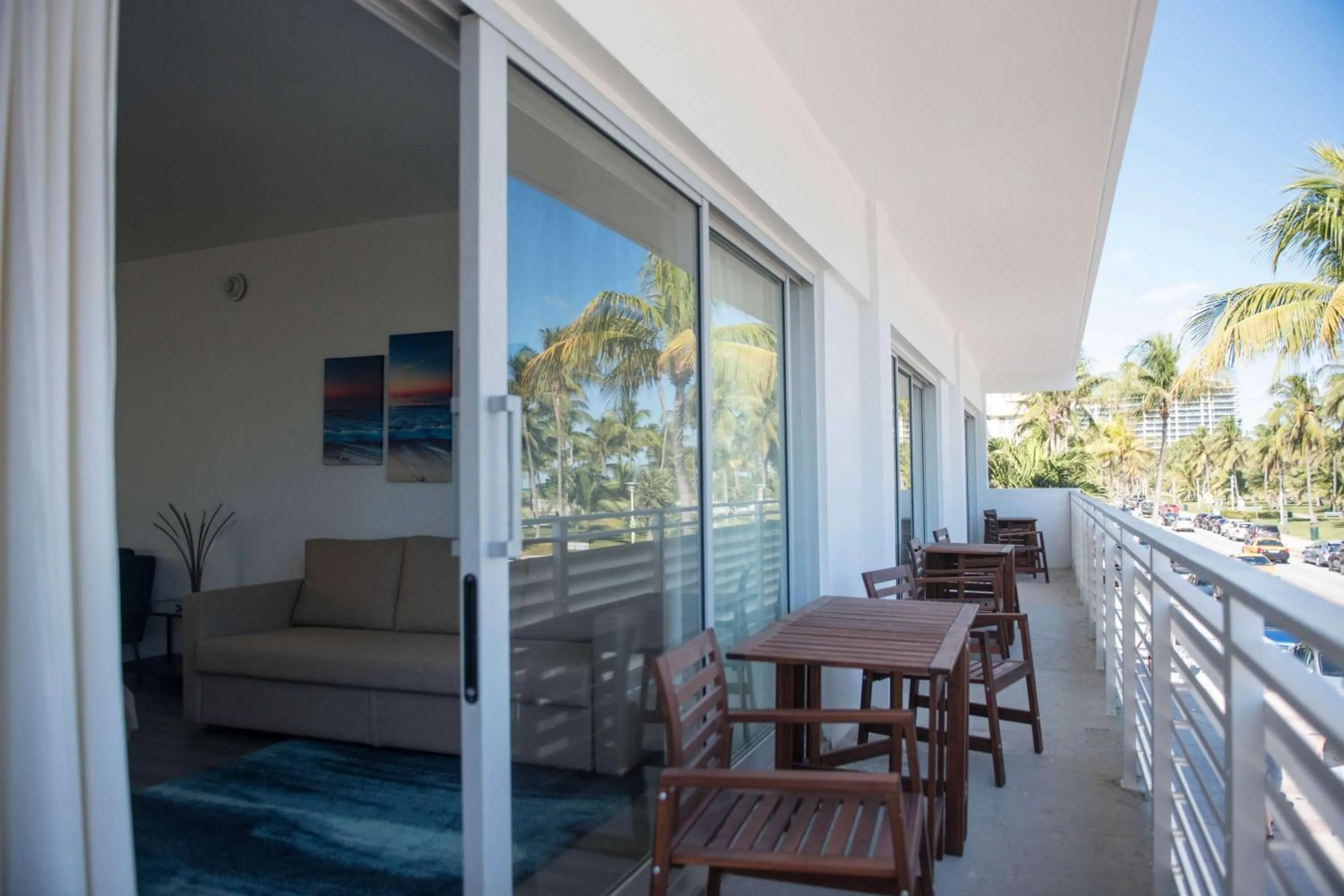 Photo of the whole room in 12th & Ocean Suites by LuxUrban