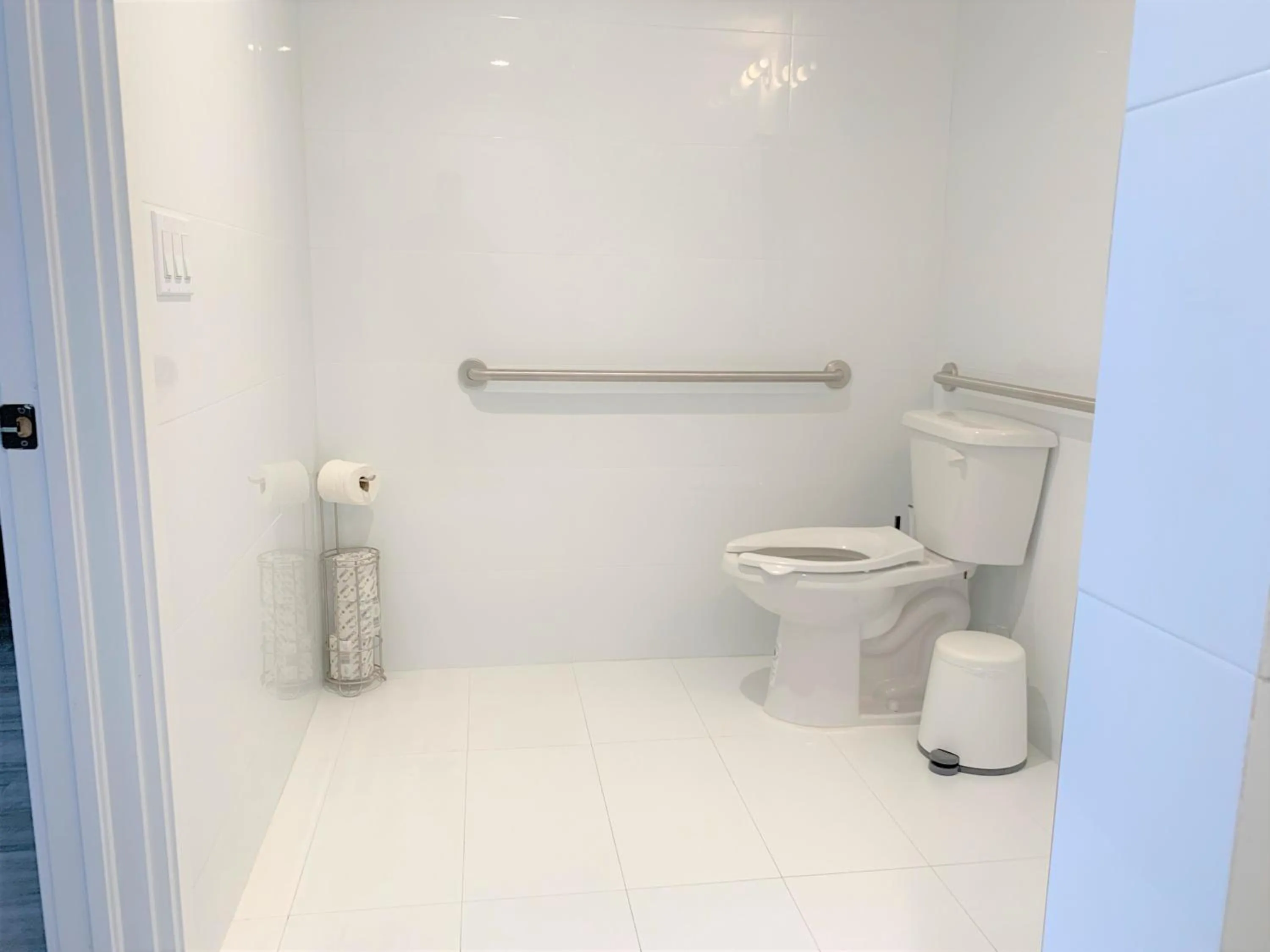 Bathroom in 12th & Ocean Suites by LuxUrban