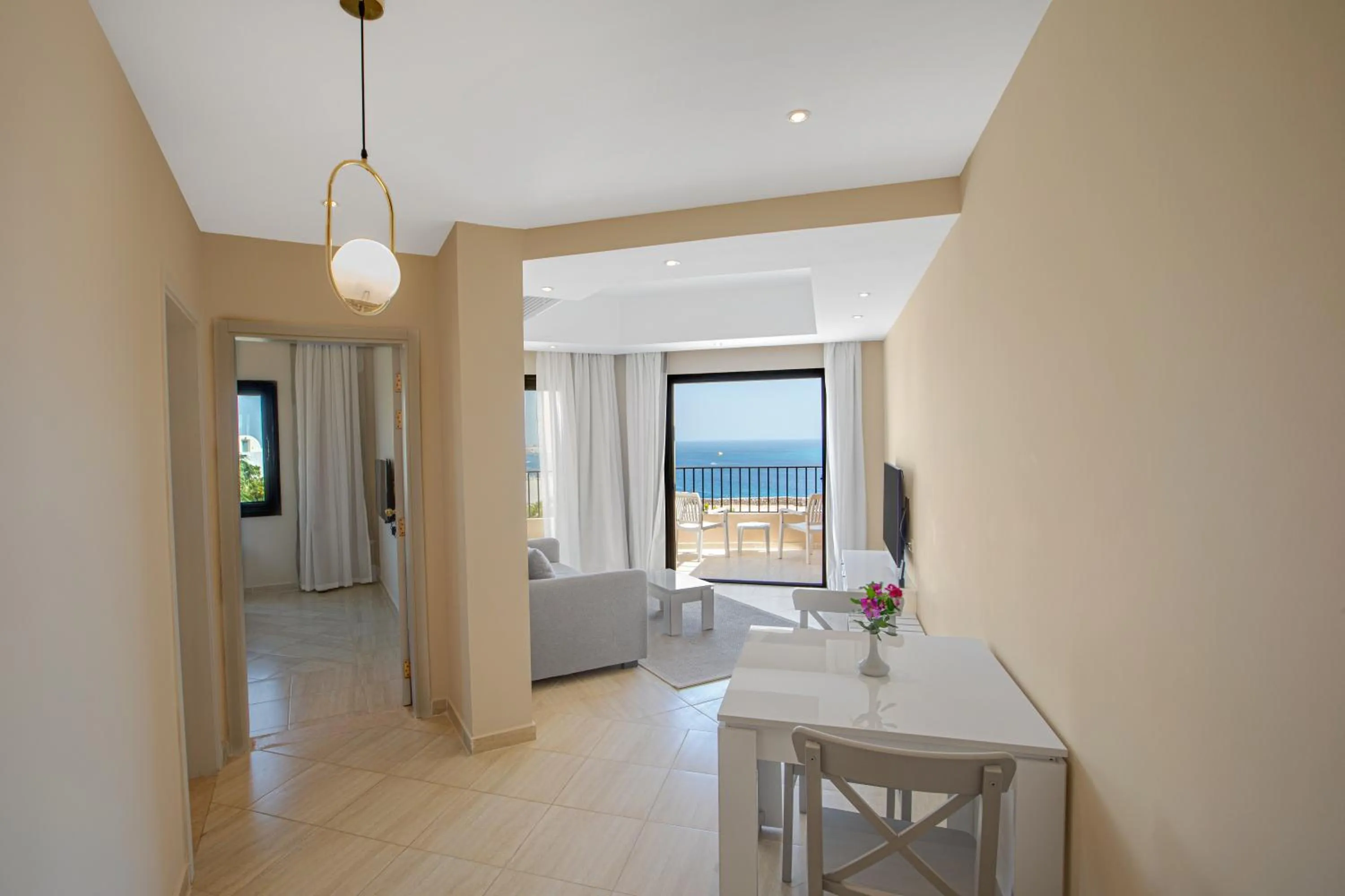 Living room in Sky View Suites Hotel