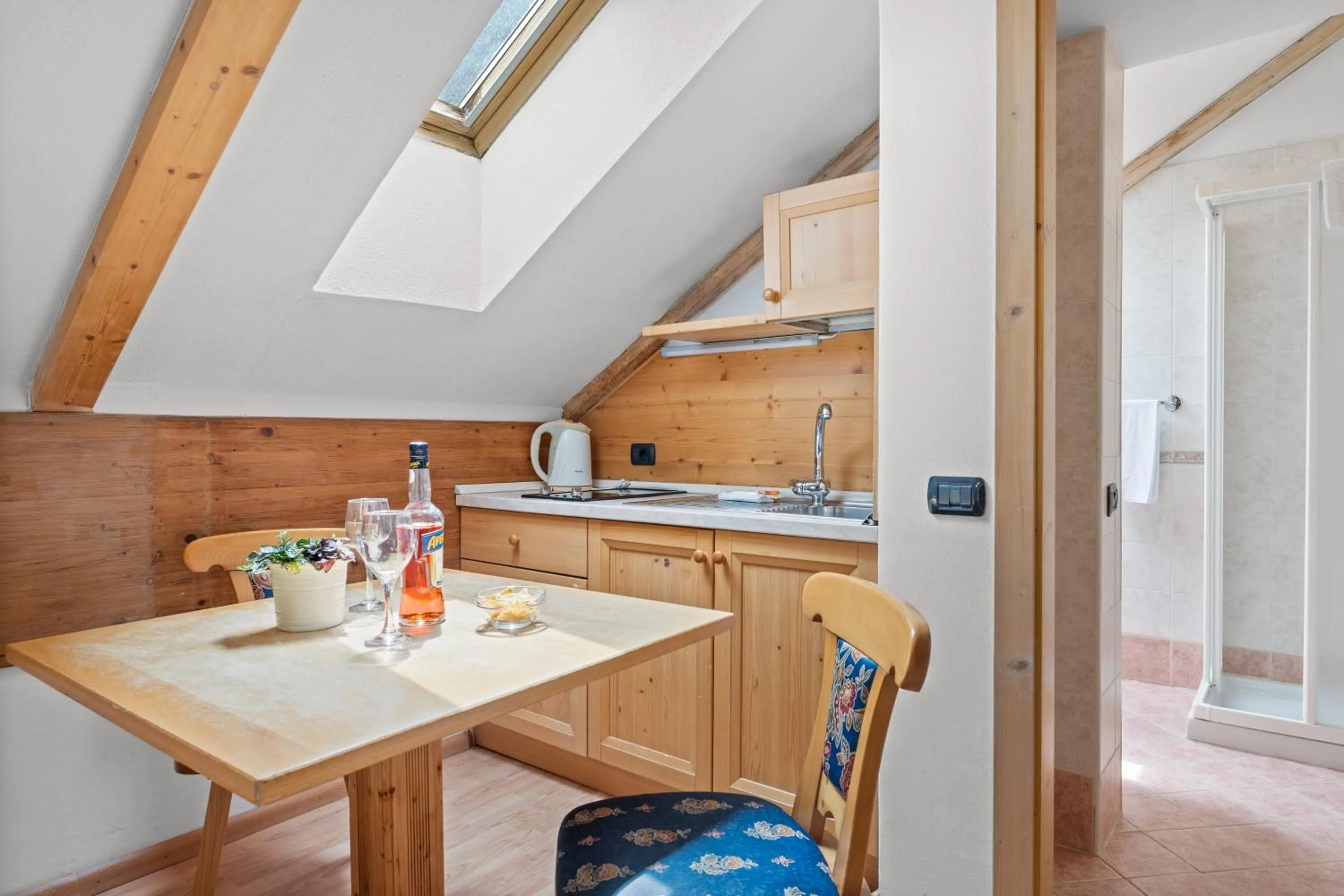 Kitchen or kitchenette in Aparthotel Princess