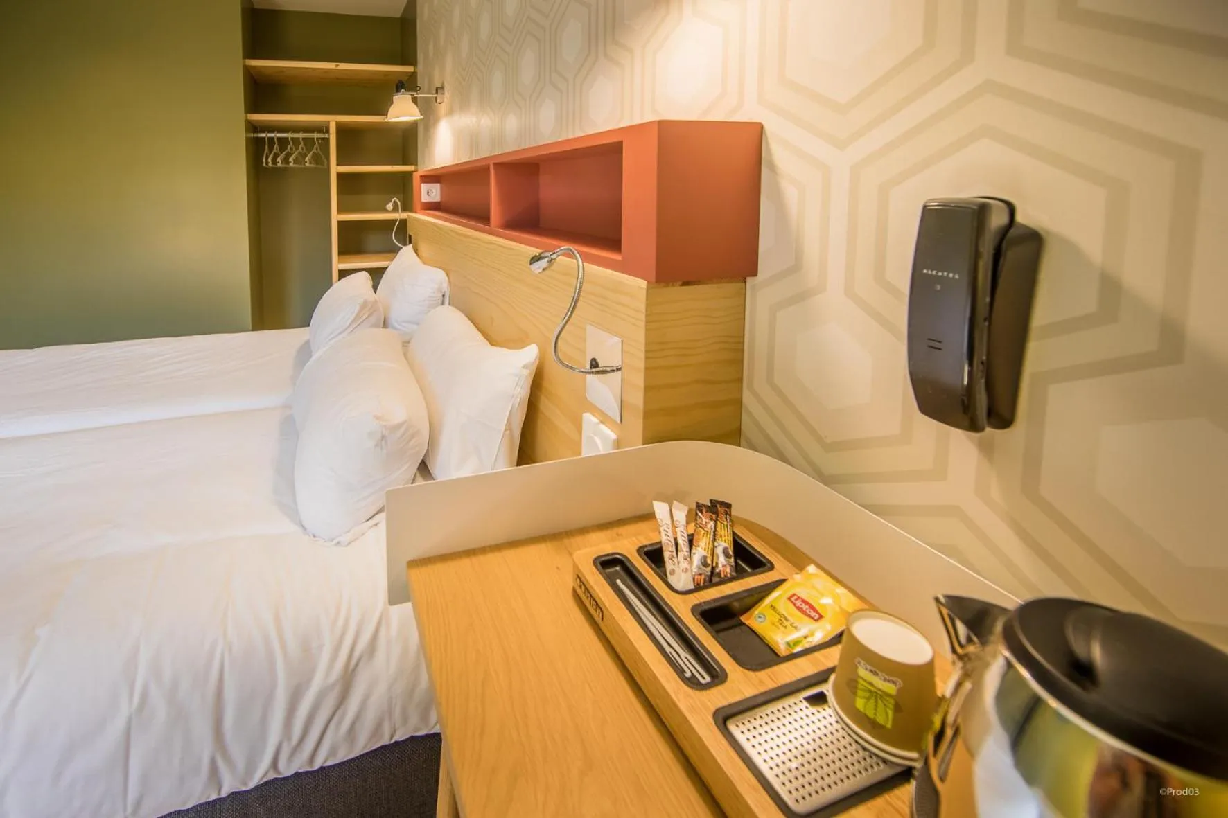 Coffee/tea facilities, Bed in Archipel Volcans