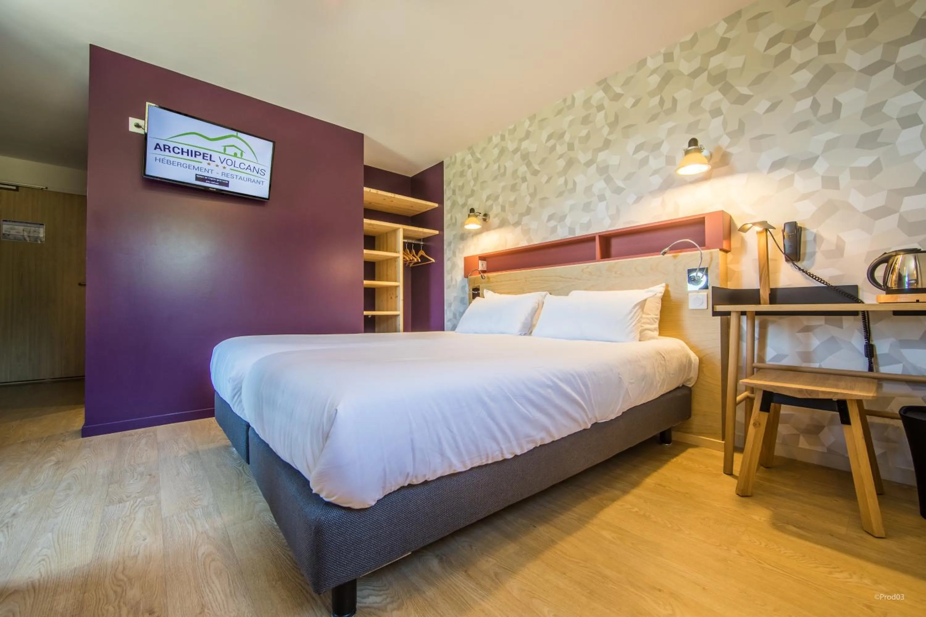 Bedroom, Bed in Archipel Volcans