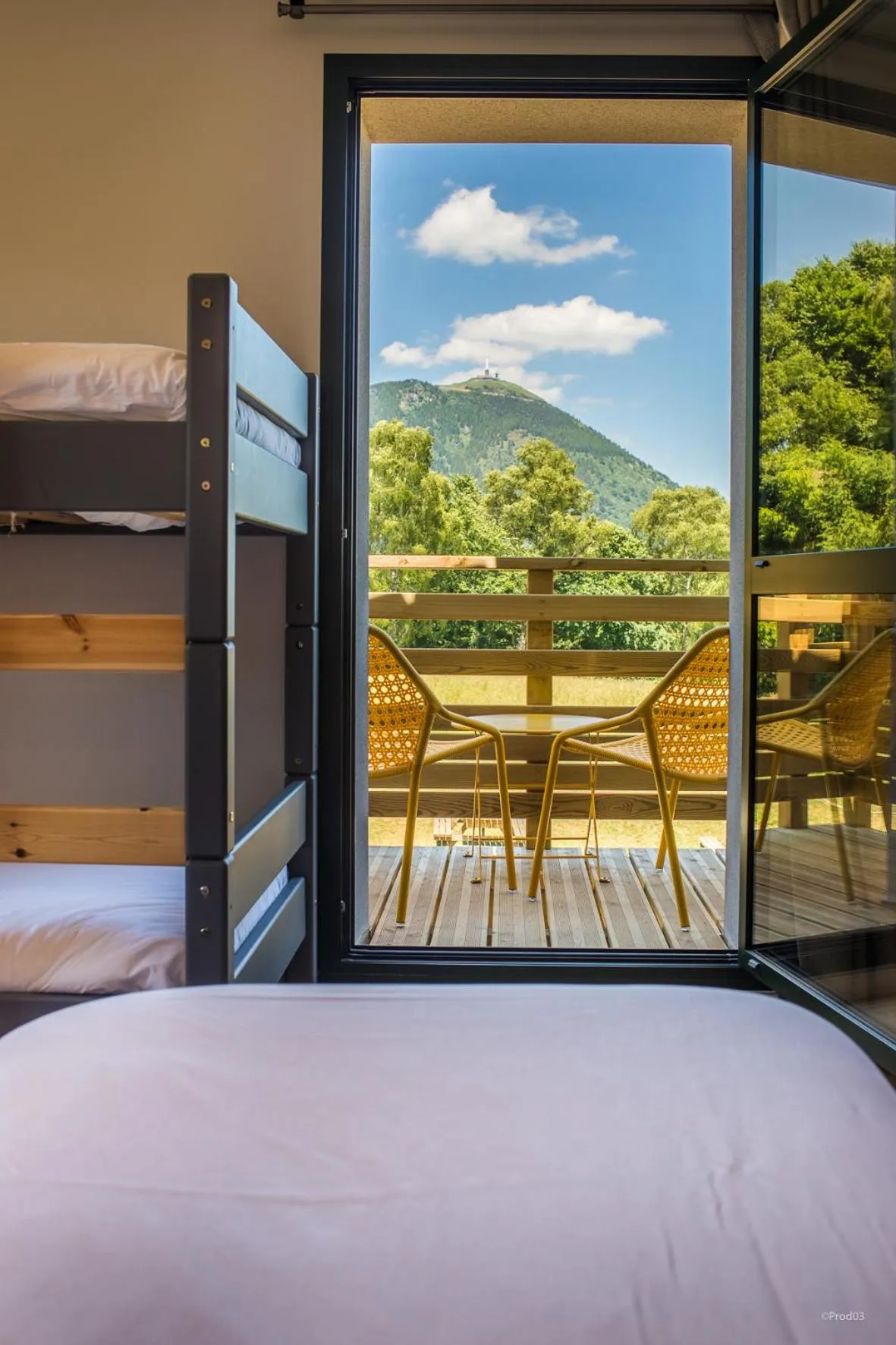 View (from property/room), Bed in Archipel Volcans