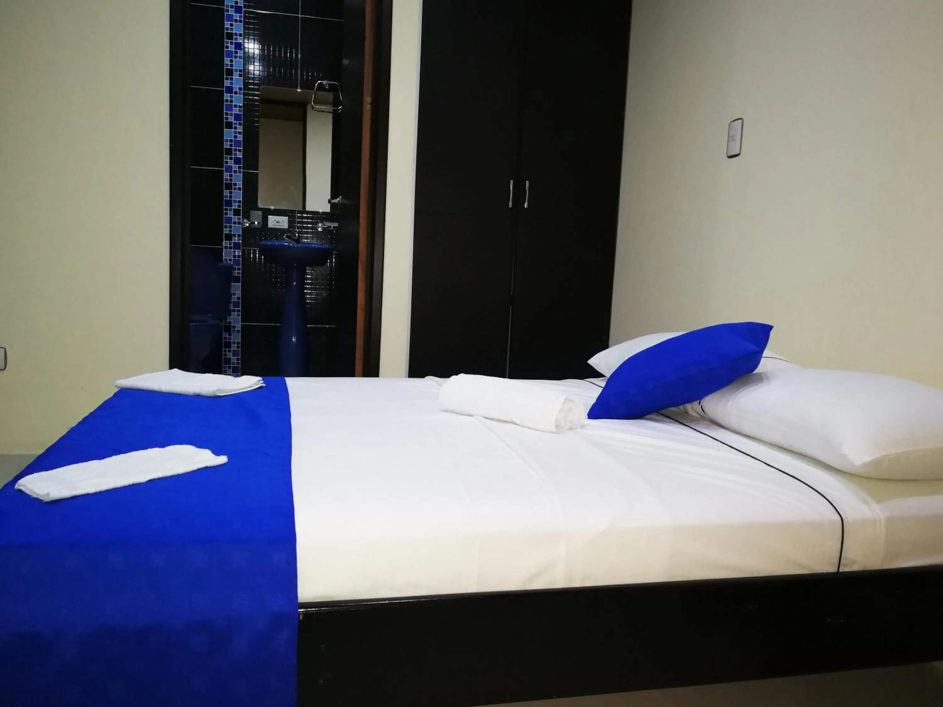 Bed in Hotel Zafiro