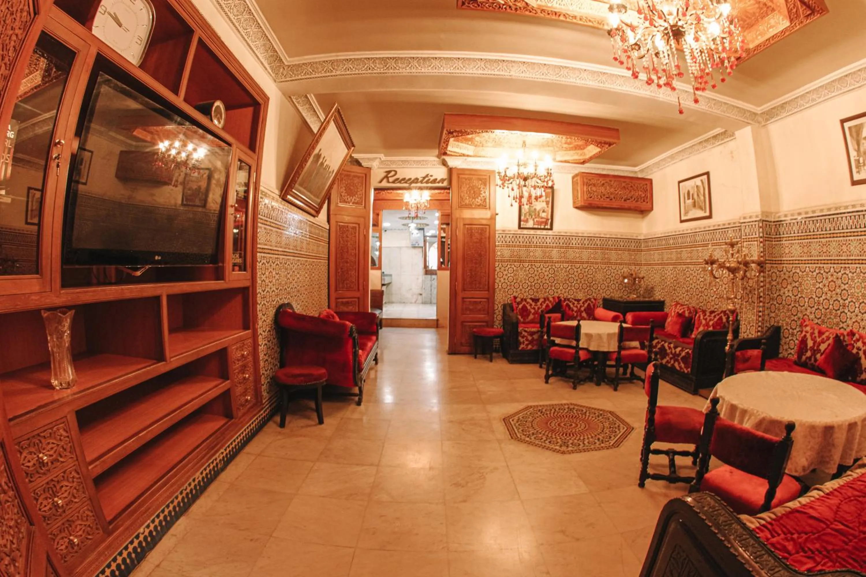 Seating area in Riad Mabrouk