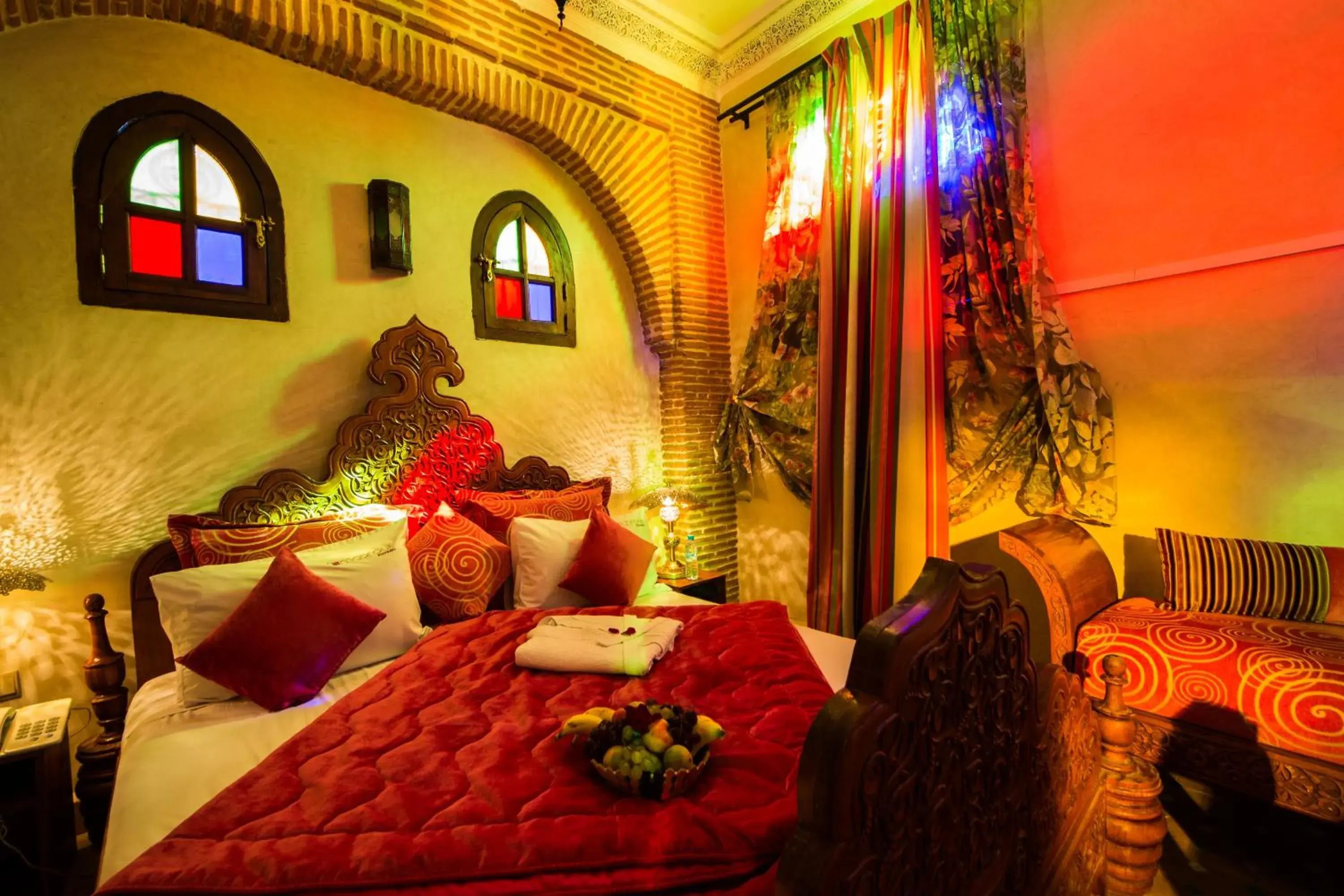 Bed in Riad Mabrouk Bed in Riad Mabrouk