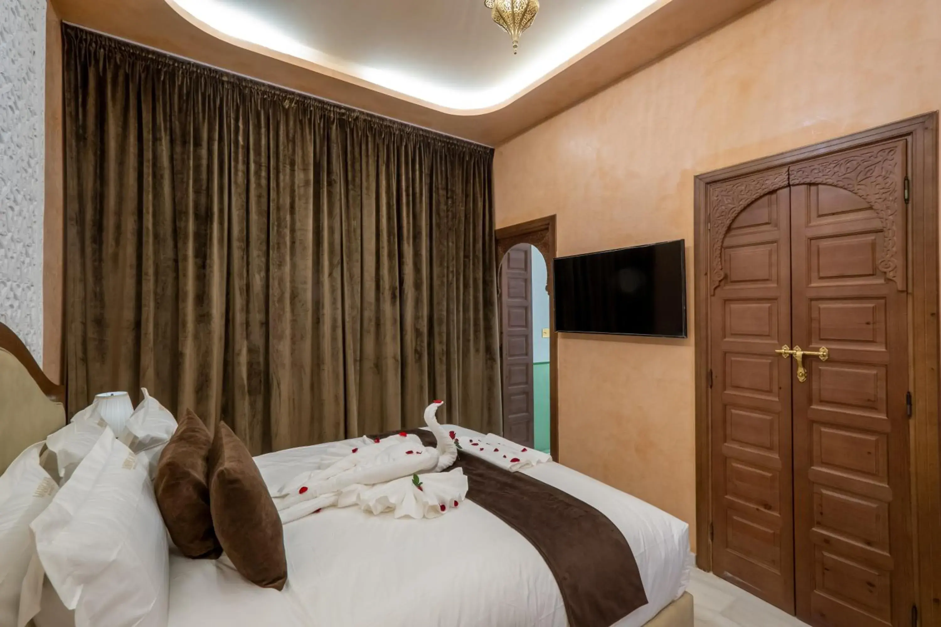 Bed in Riad Mabrouk Bed in Riad Mabrouk