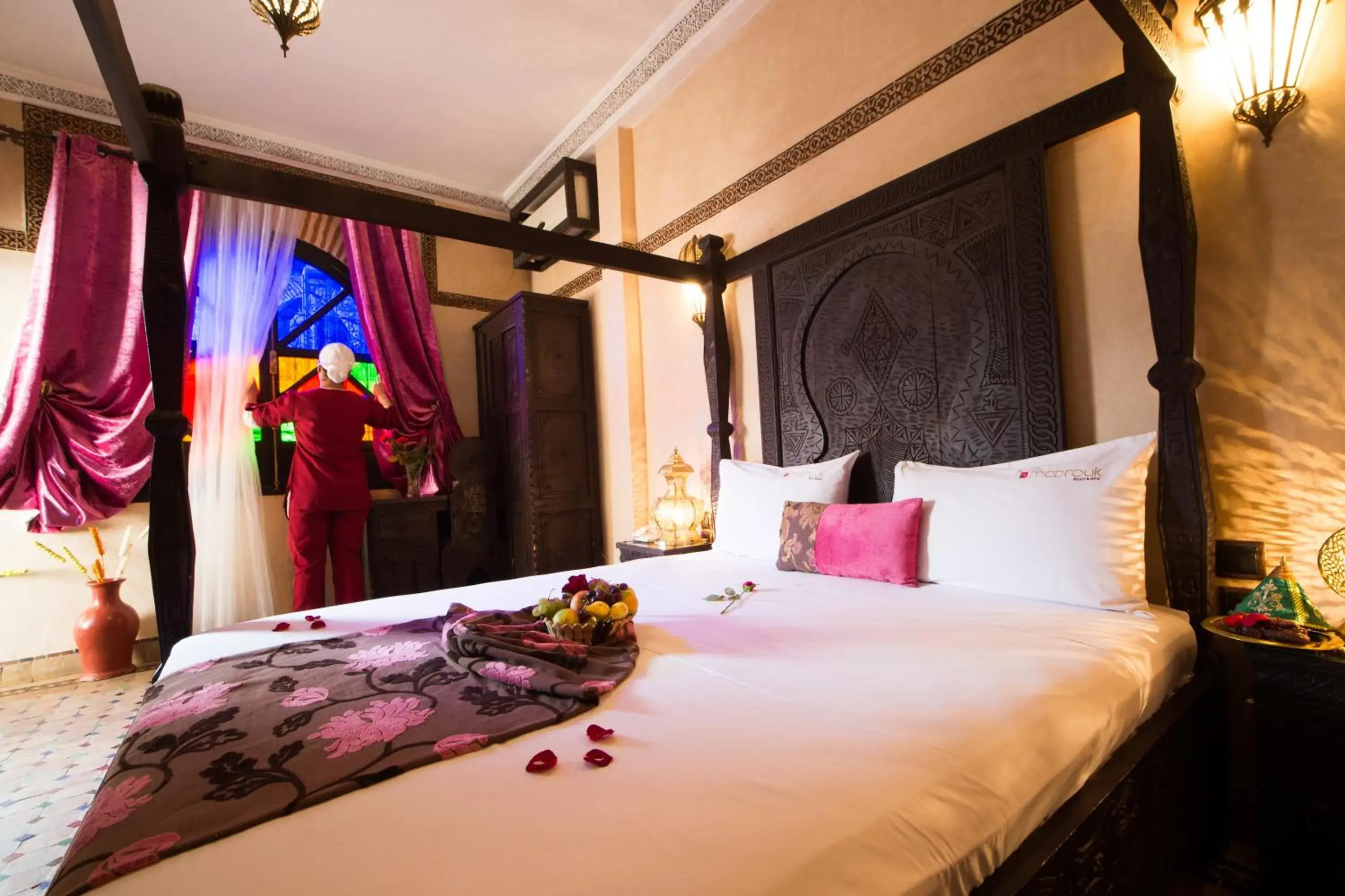 Bed in Riad Mabrouk Bed in Riad Mabrouk