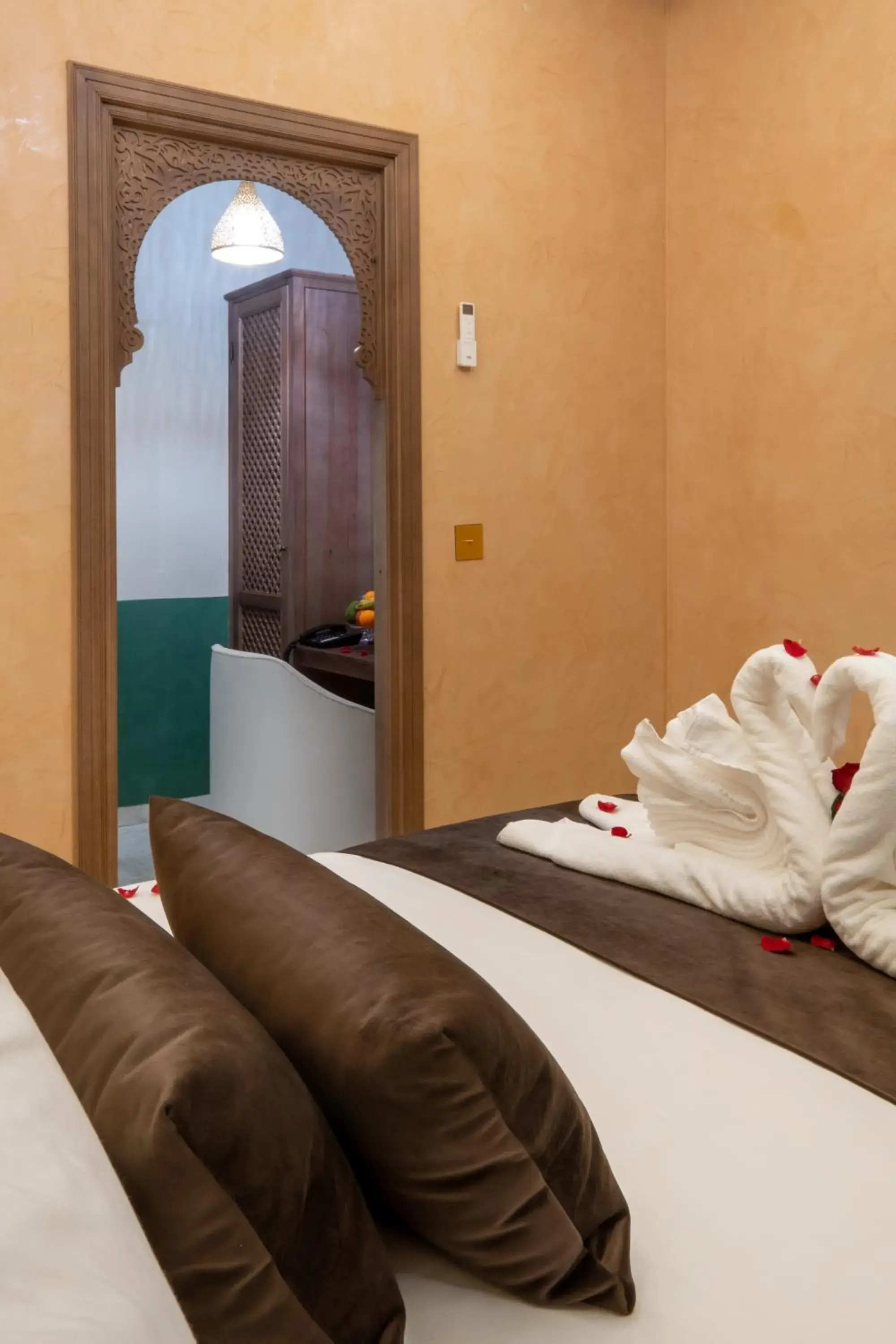 Bed in Riad Mabrouk Bed in Riad Mabrouk