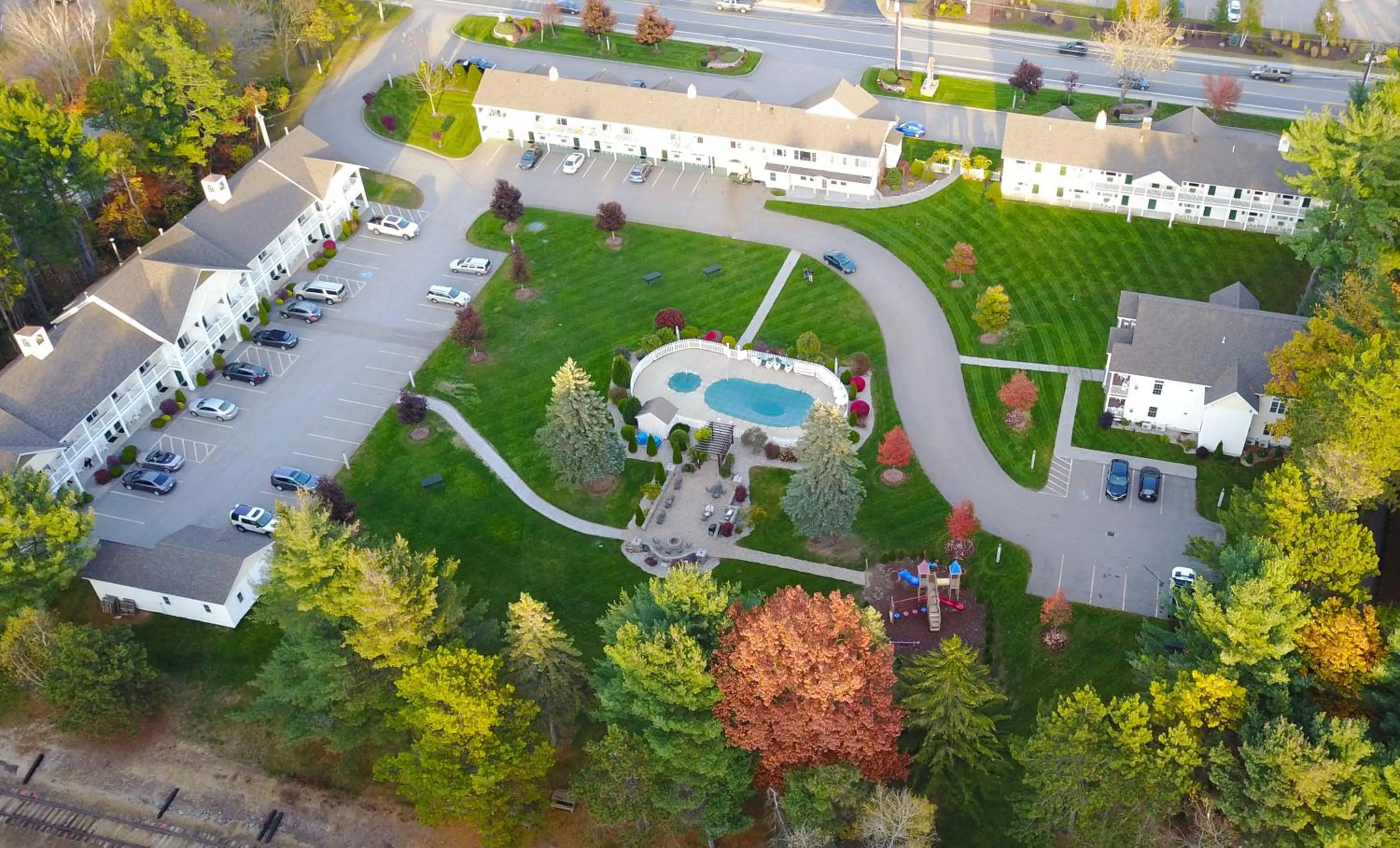 Bird's eye view in Golden Gables Inn