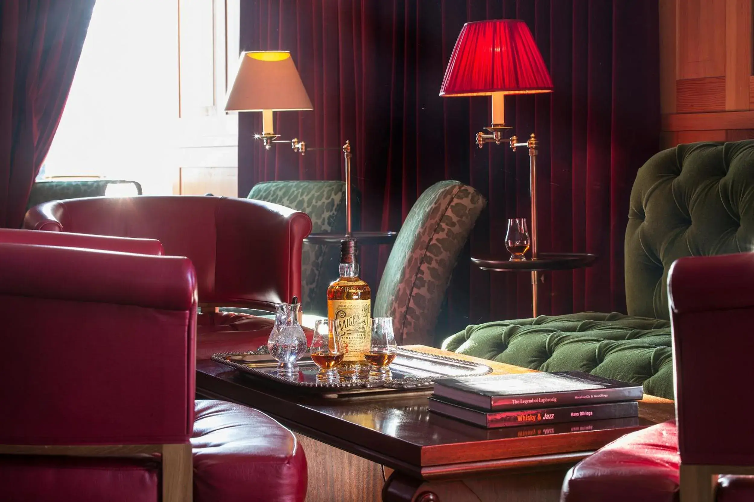 Lounge or bar in Craigellachie Hotel of Speyside Lounge or bar in Craigellachie Hotel of Speyside