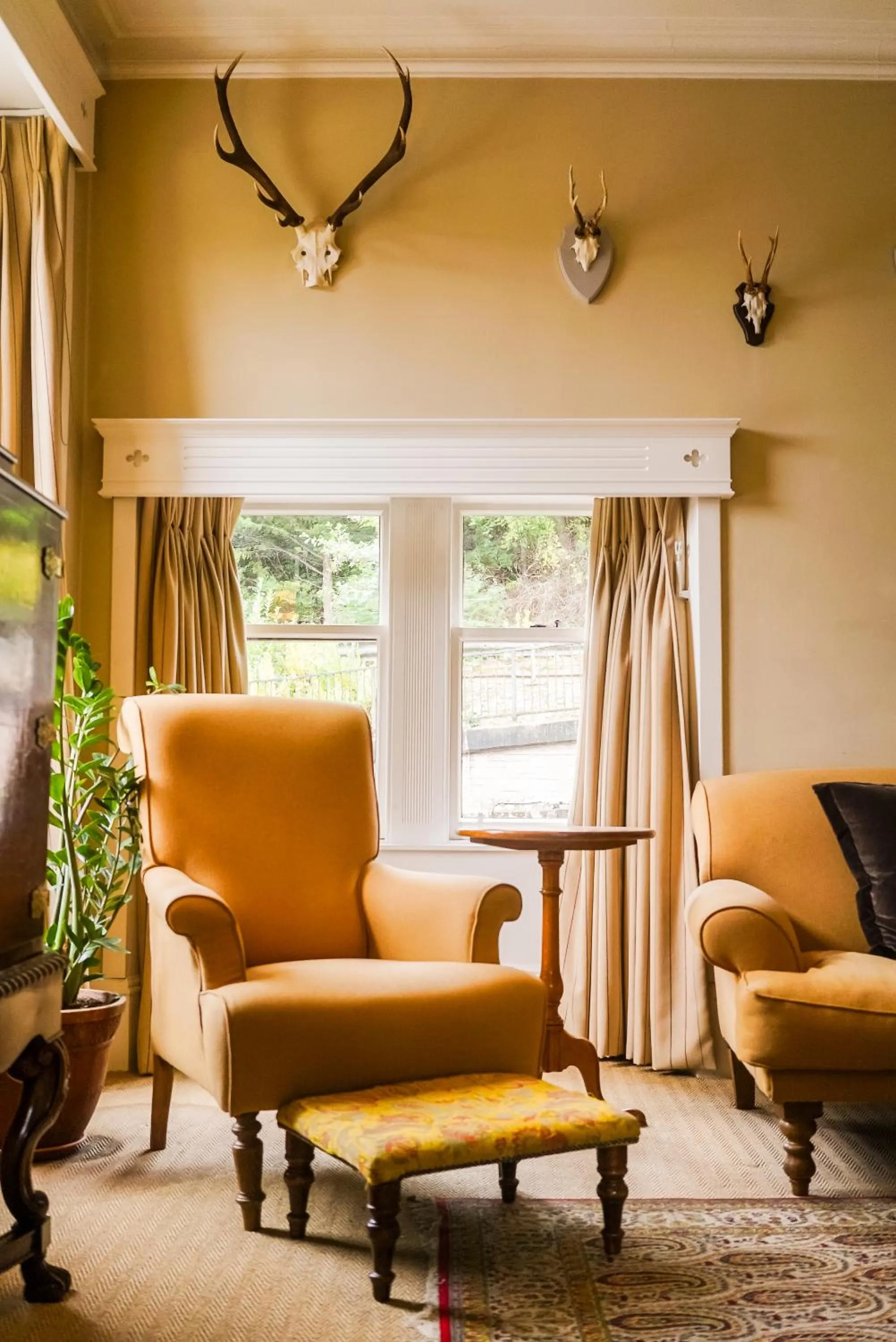 Library in Craigellachie Hotel of Speyside