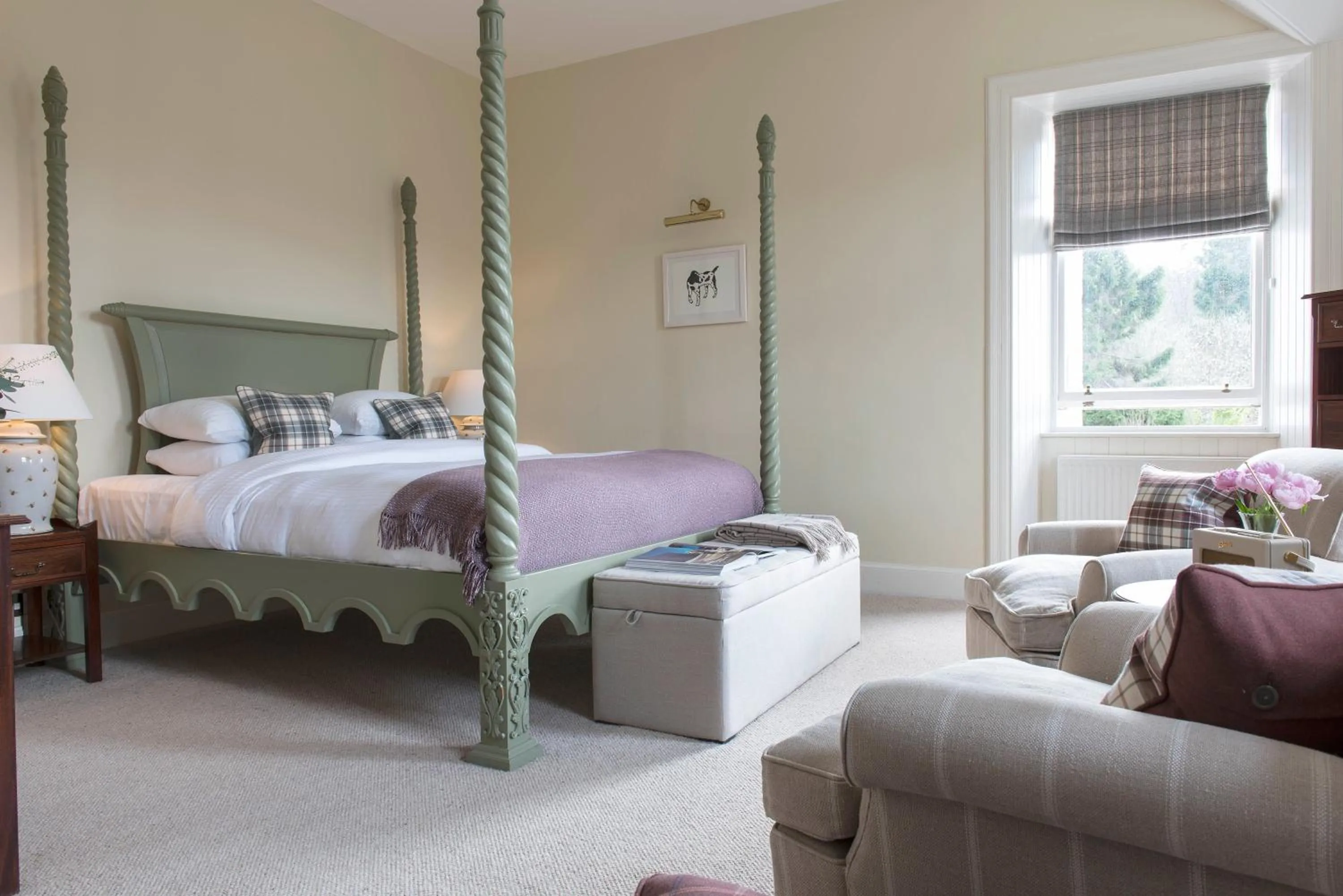 Bedroom, Bed in Craigellachie Hotel of Speyside