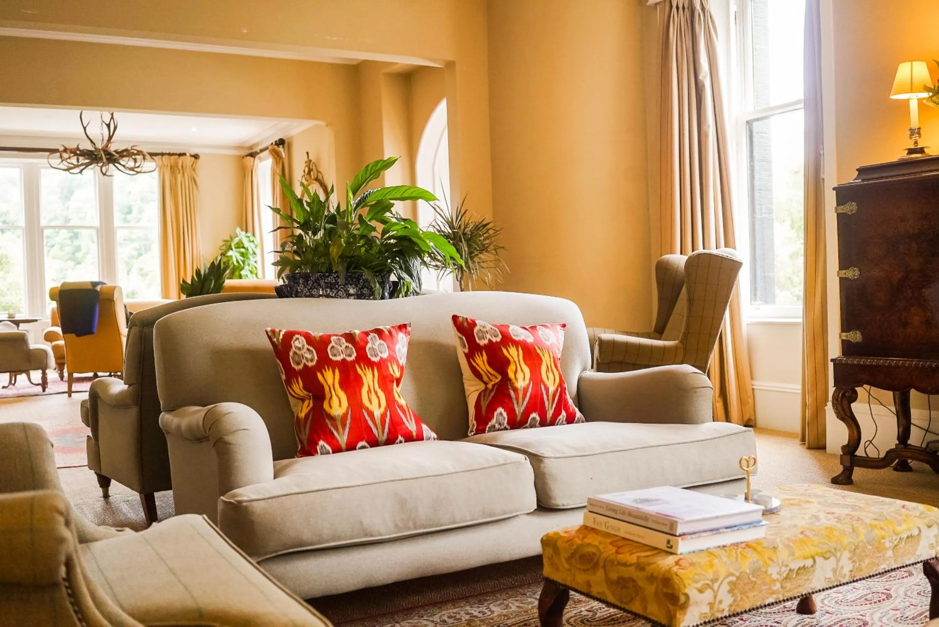 Library in Craigellachie Hotel of Speyside