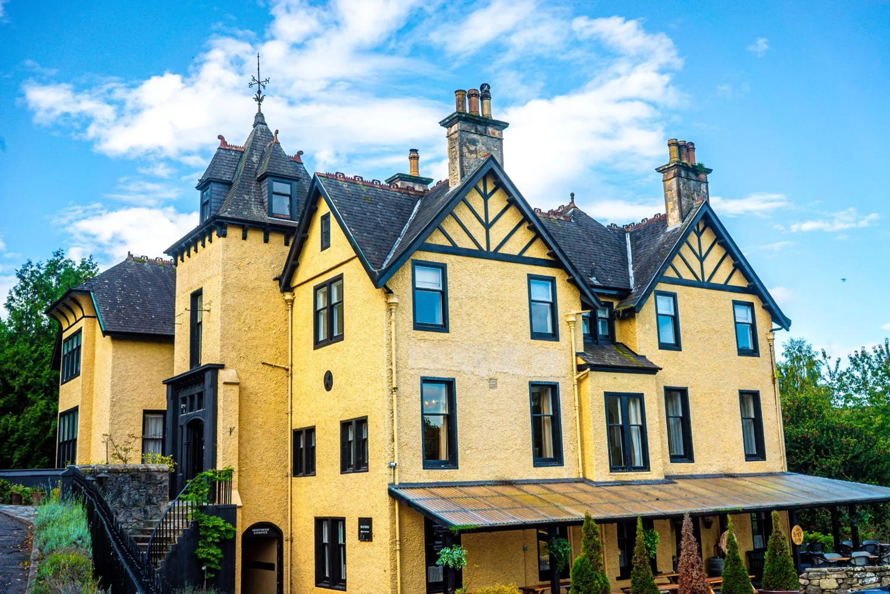 Property building in Craigellachie Hotel of Speyside