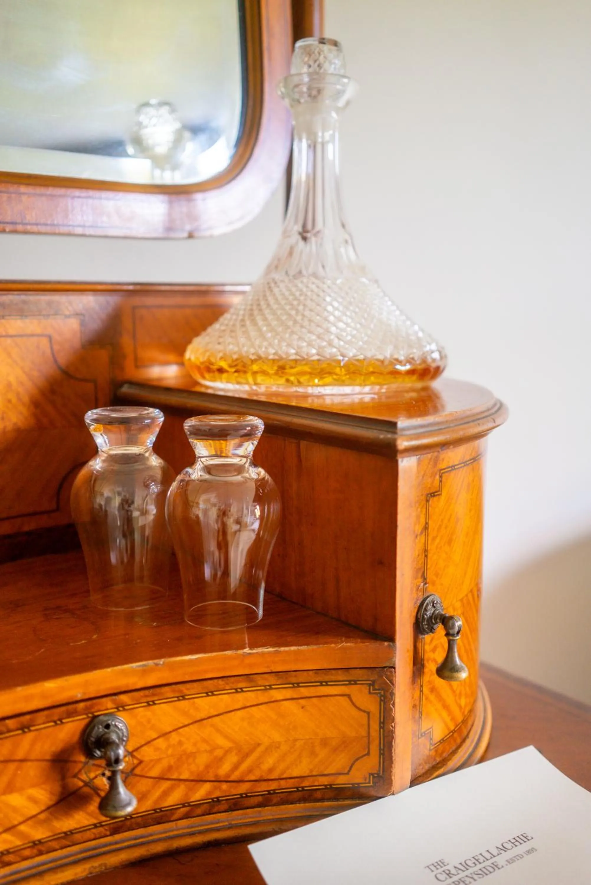 Decorative detail in Craigellachie Hotel of Speyside