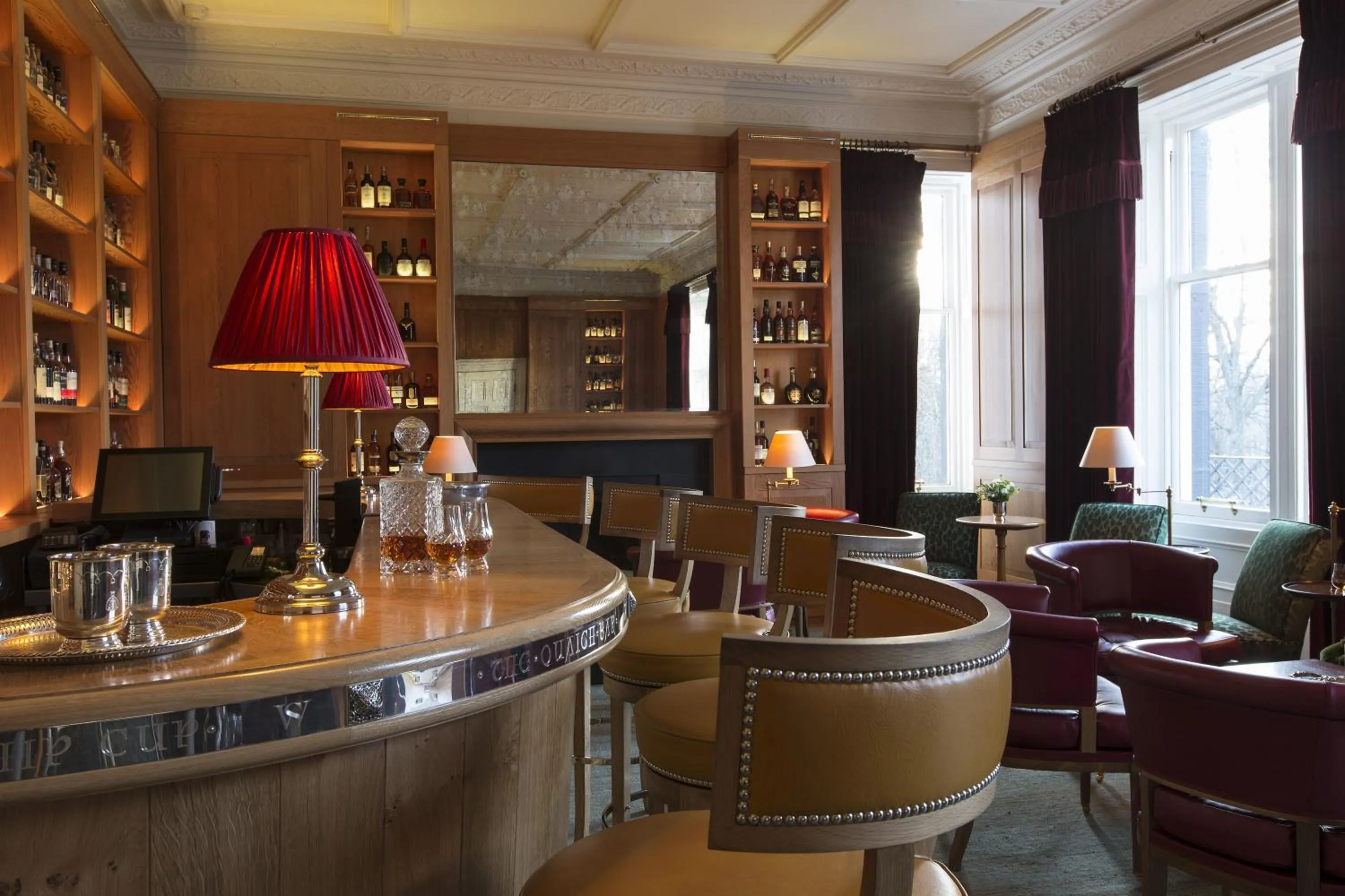 Lobby or reception in Craigellachie Hotel of Speyside