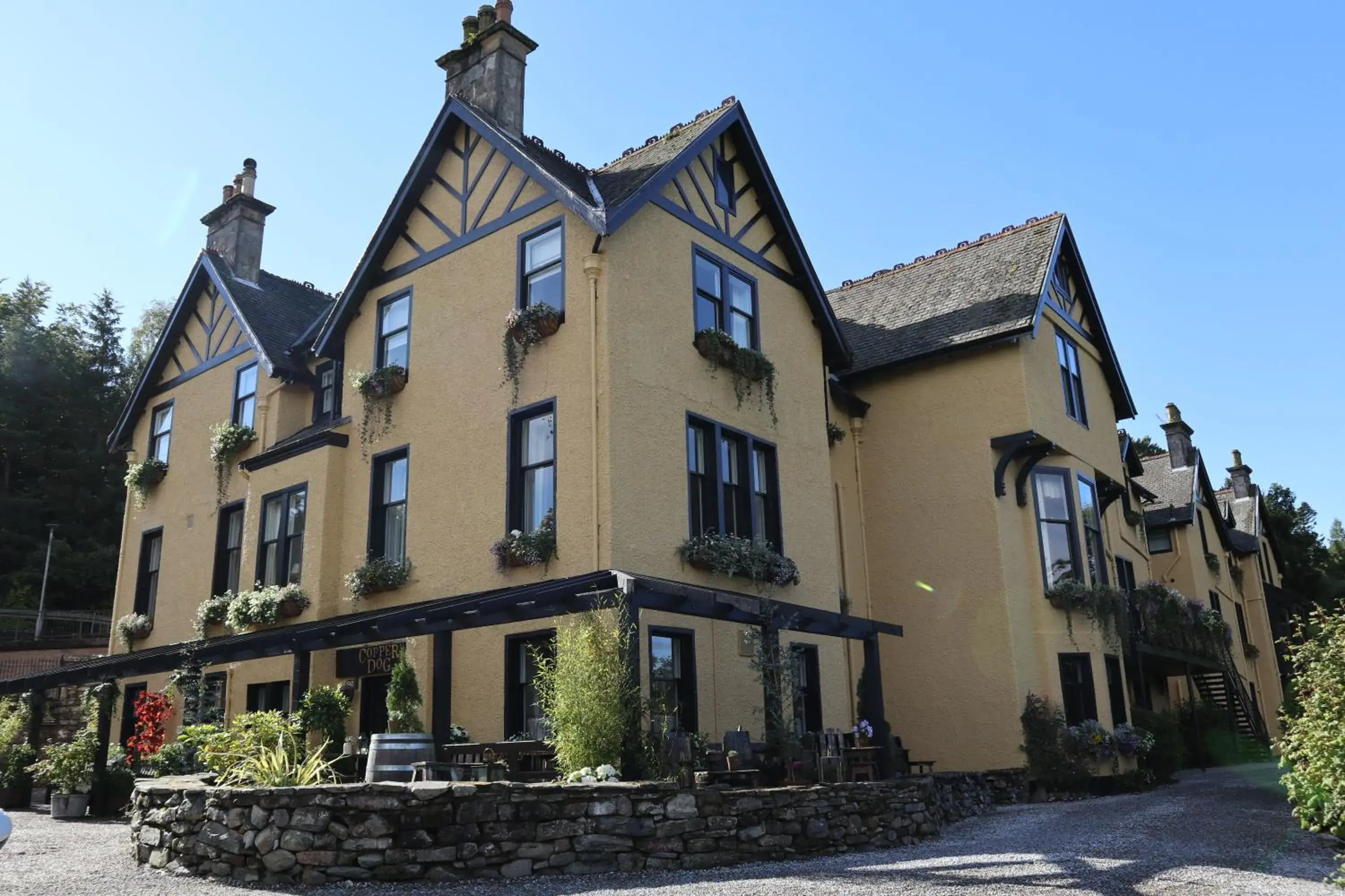 Facade/entrance in Craigellachie Hotel of Speyside Facade/entrance in Craigellachie Hotel of Speyside