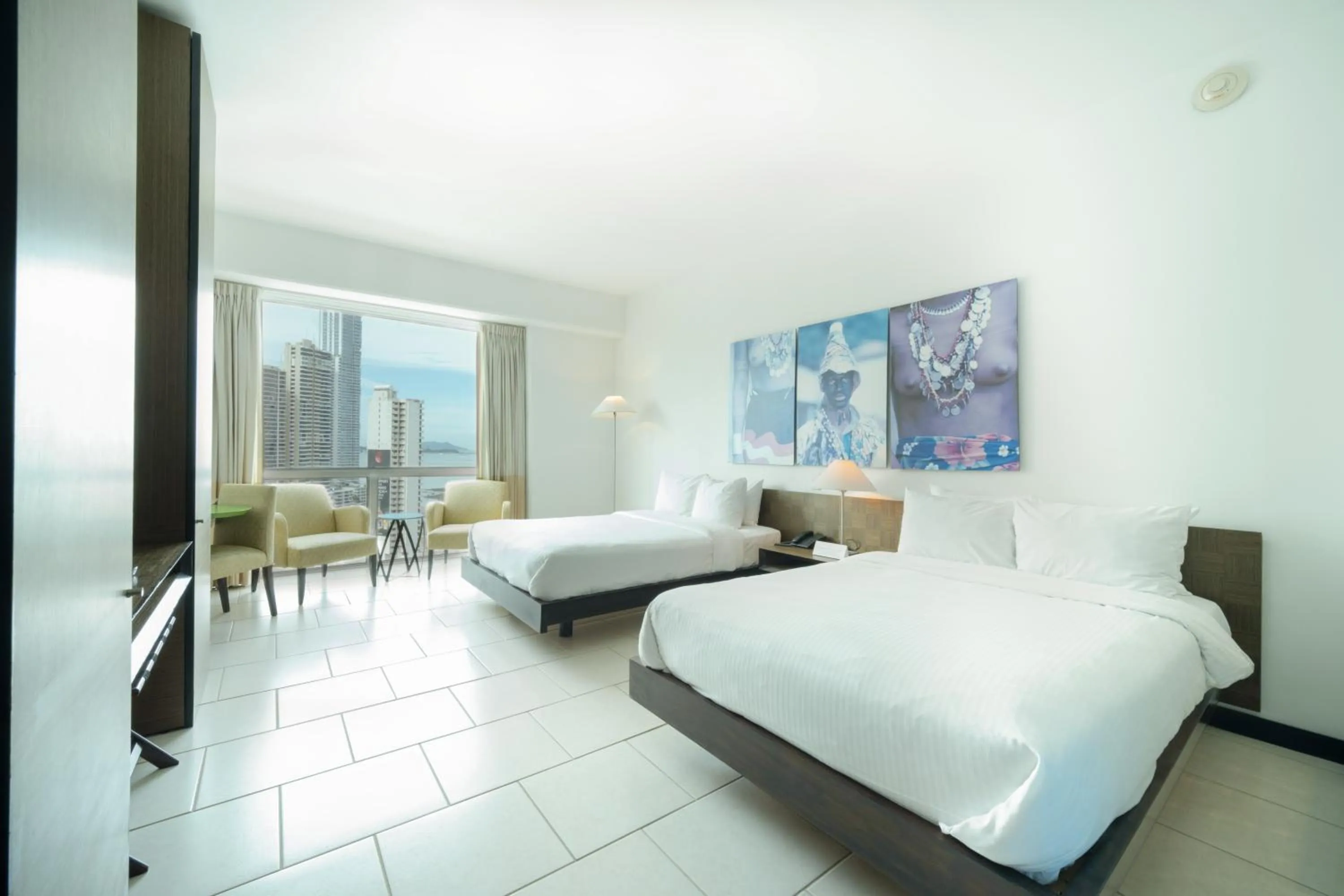 Bed in Decapolis Hotel Panama City