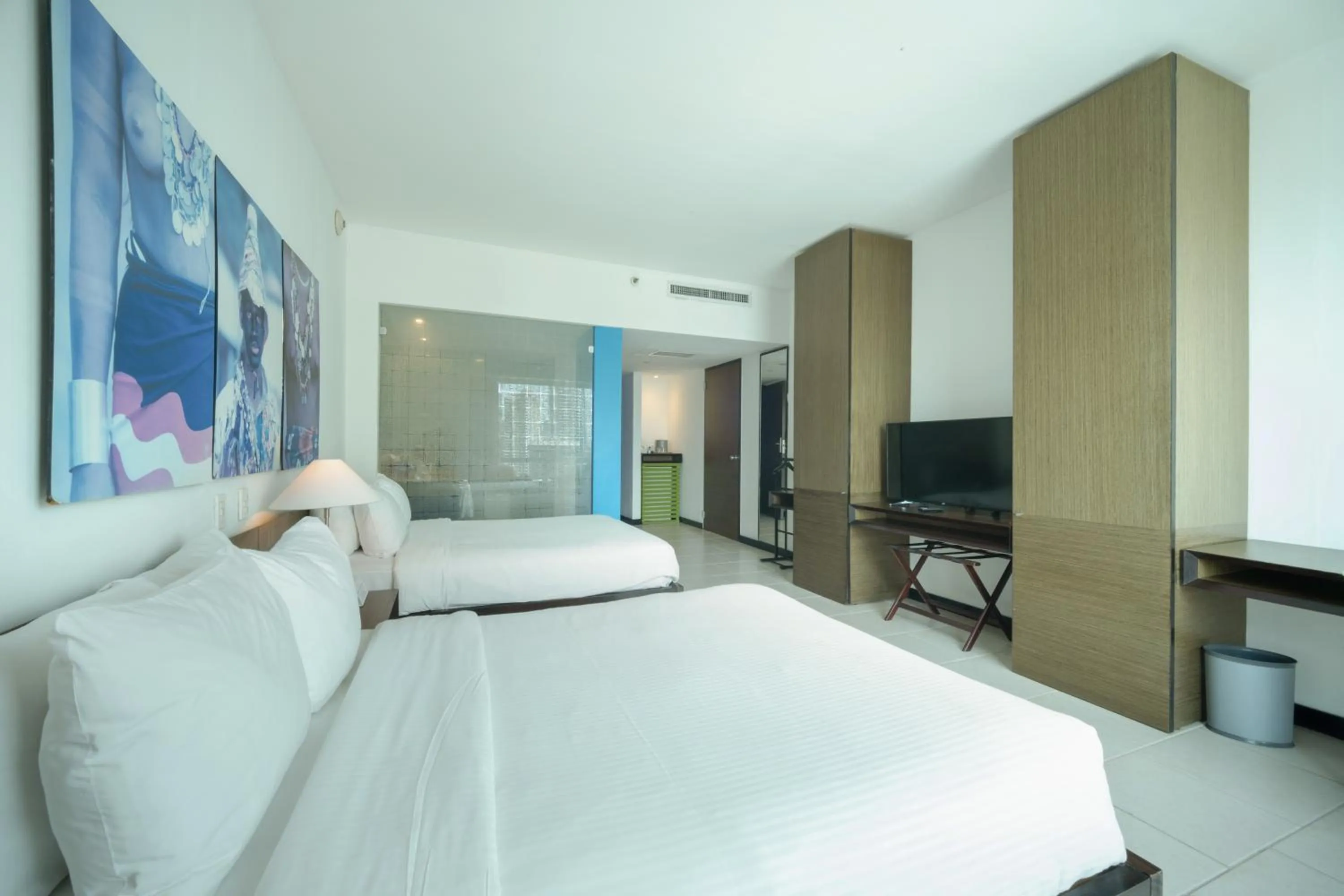 Bed in Decapolis Hotel Panama City