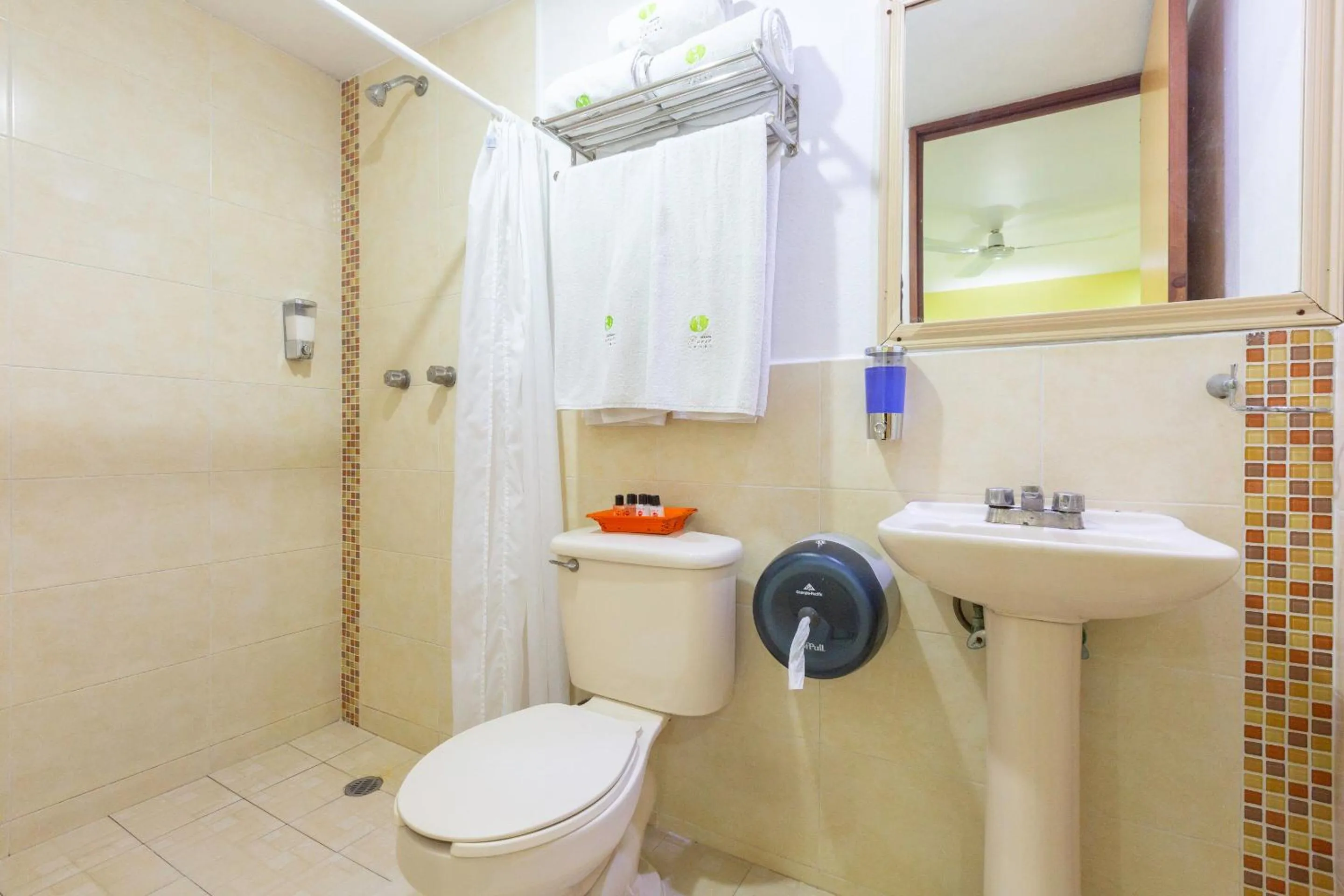 Bathroom in Capital O Oaxaca Guest Hotel