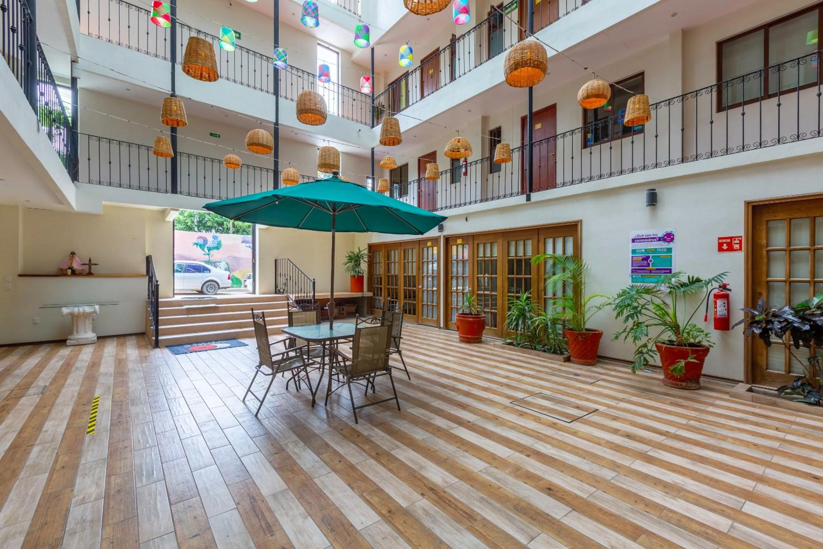 Garden in Capital O Oaxaca Guest Hotel